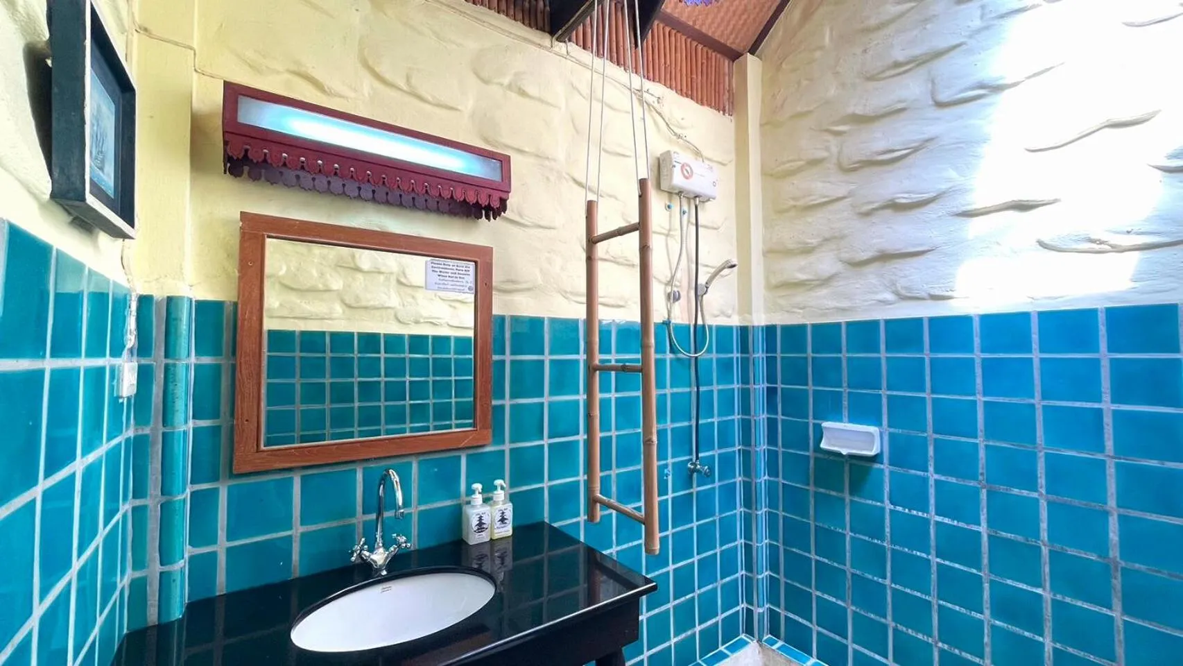 Shower in Villa Bali Eco Resort, Rayong