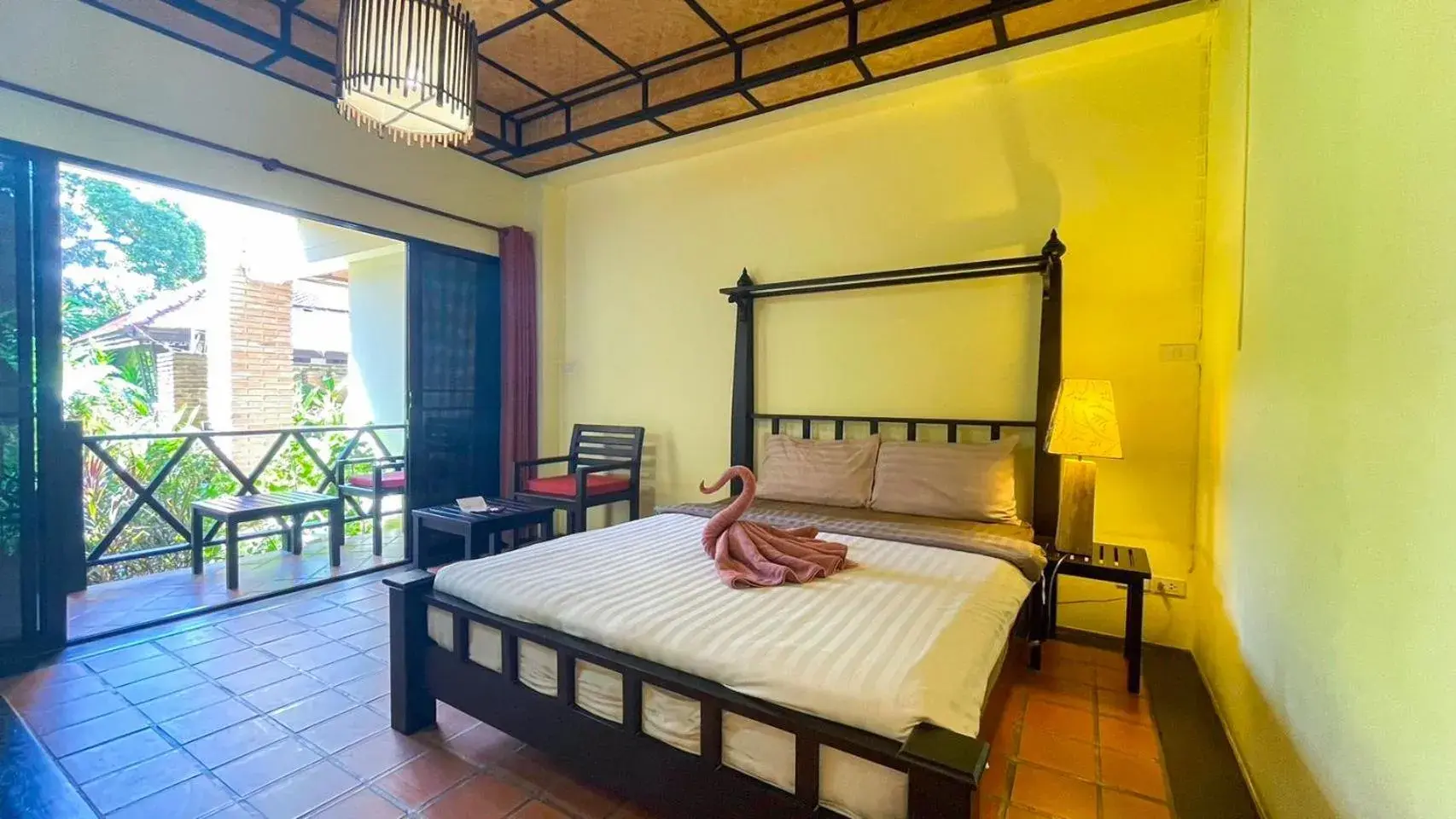 Bed in Villa Bali Eco Resort, Rayong Bed in Villa Bali Eco Resort, Rayong