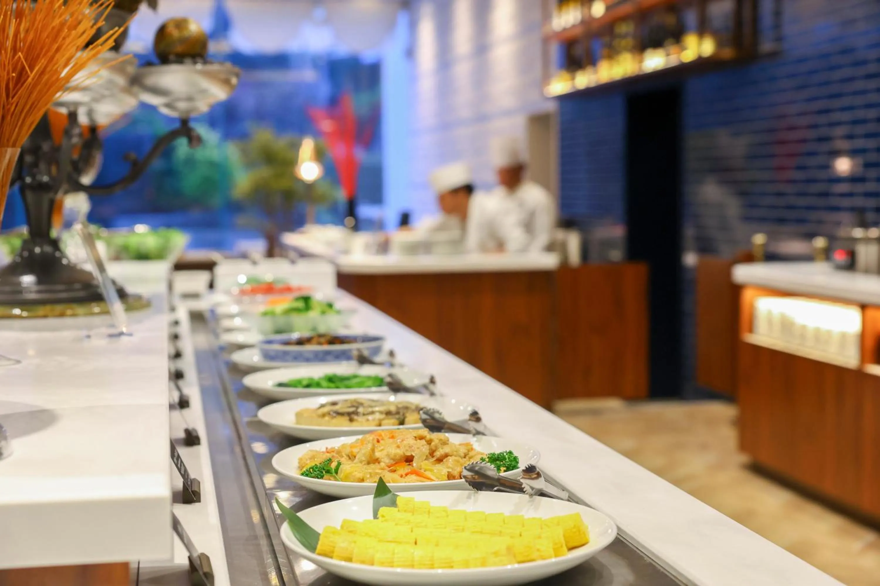 Buffet breakfast in Hotel Springs Makuhari Premier