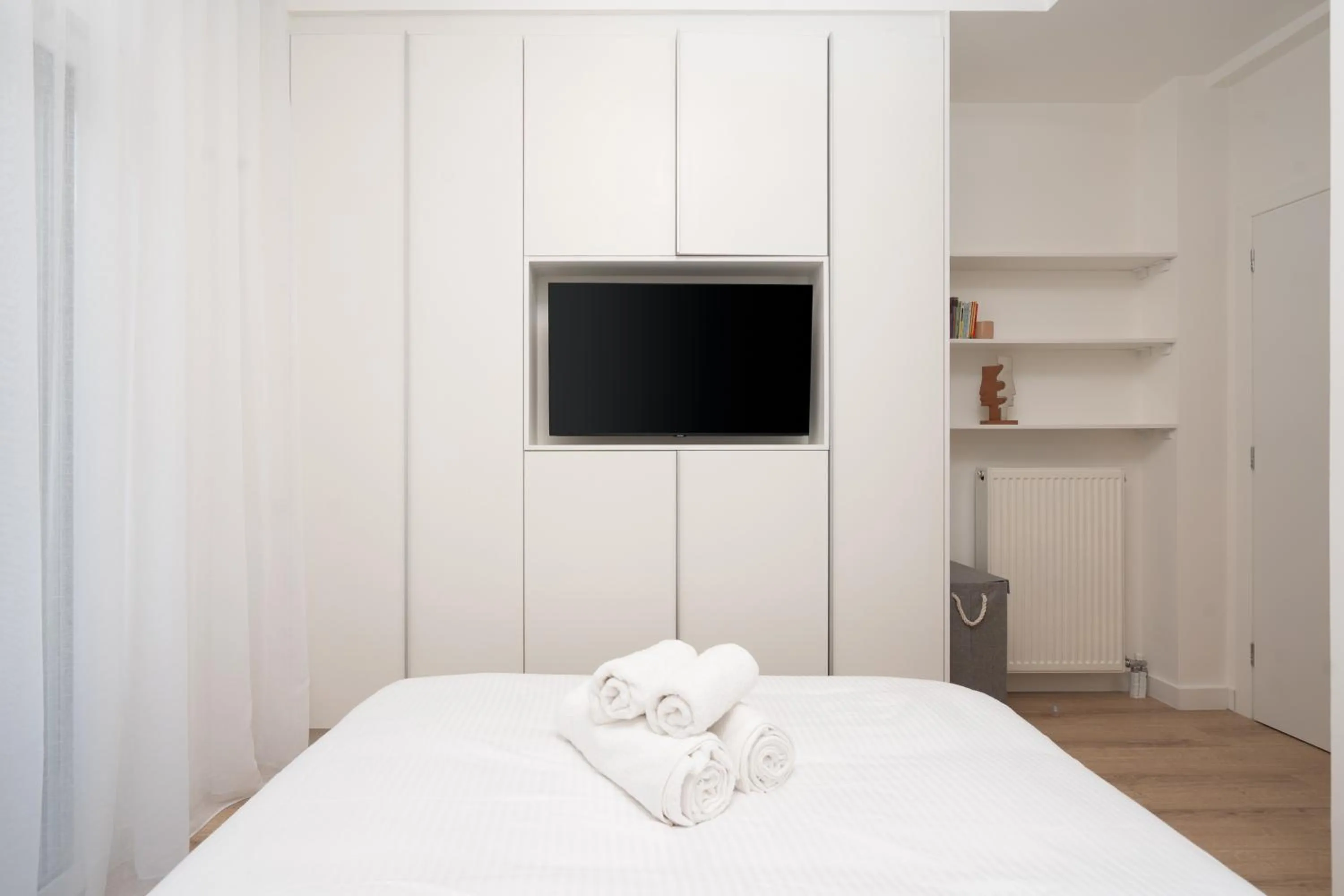 Bed in Exclusive and Deluxe Apartment in Athens City