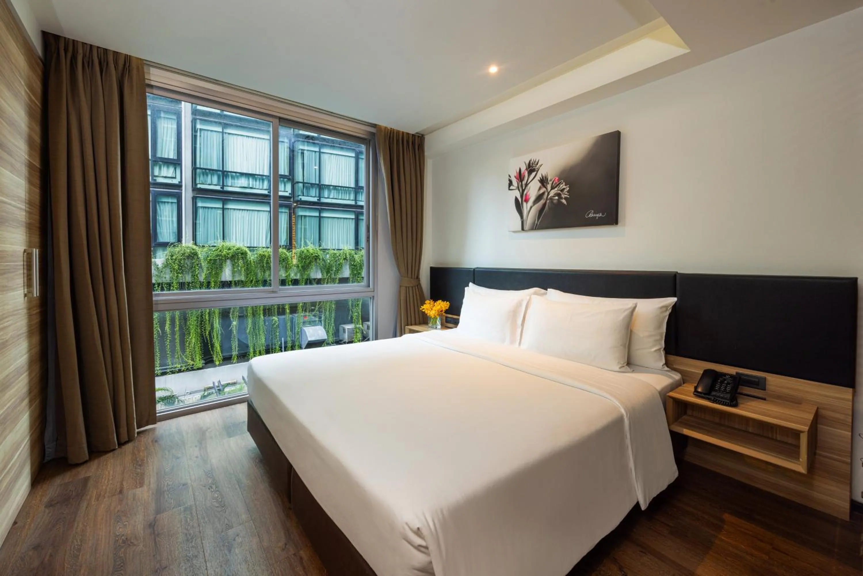 Bed in LiT BANGKOK Residence