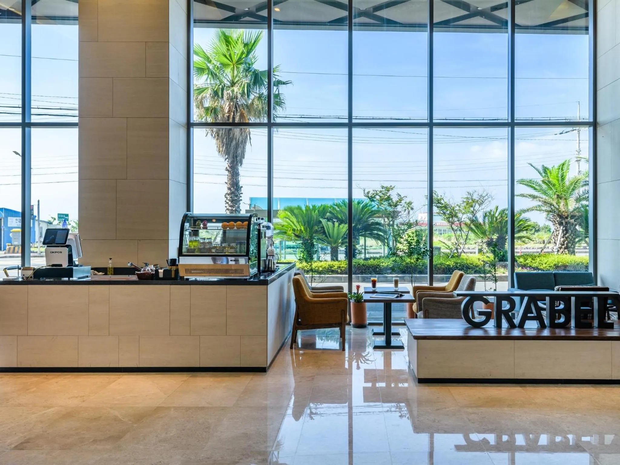 Lobby or reception in Grabel Hotel Jeju