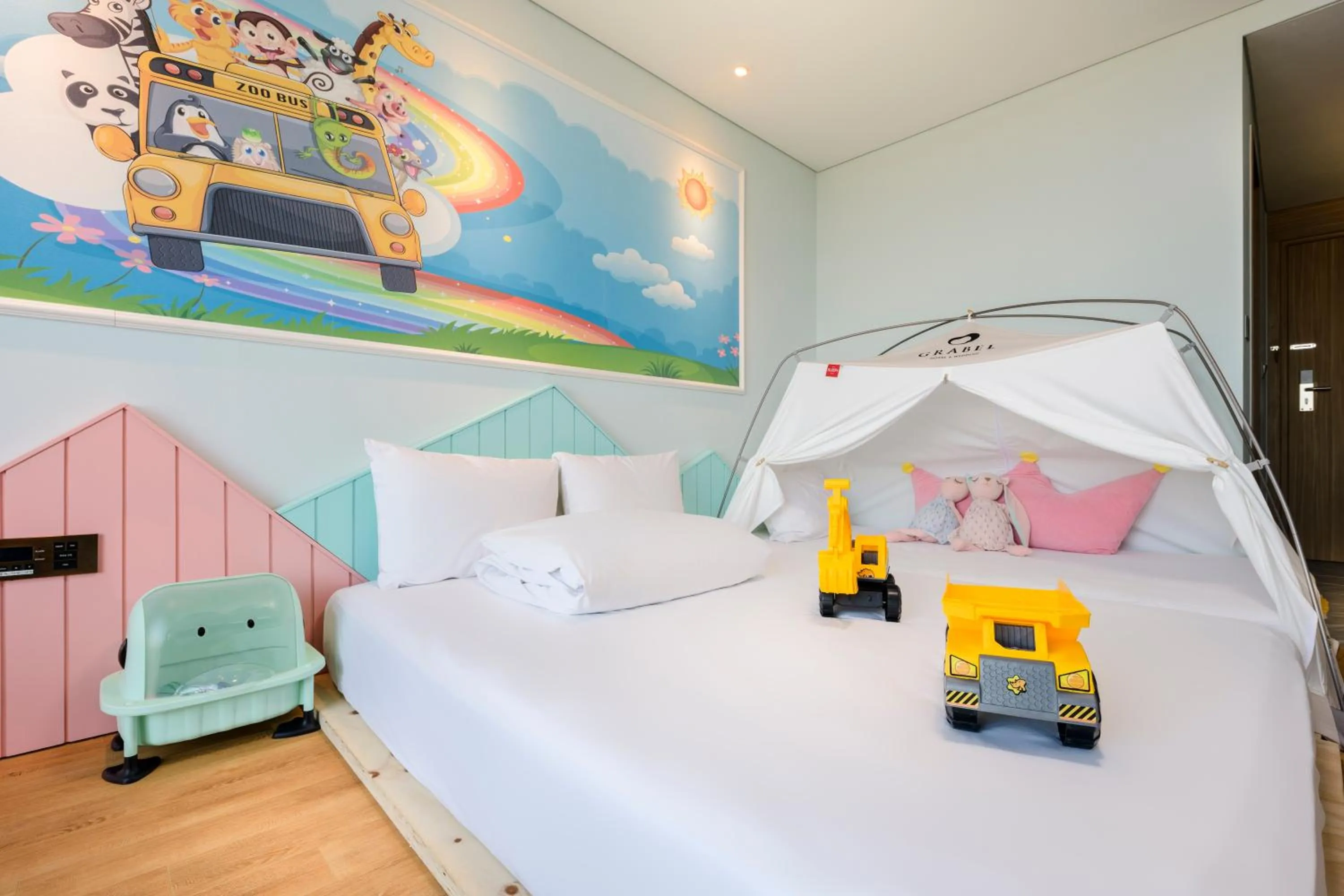 Bed in Grabel Hotel Jeju