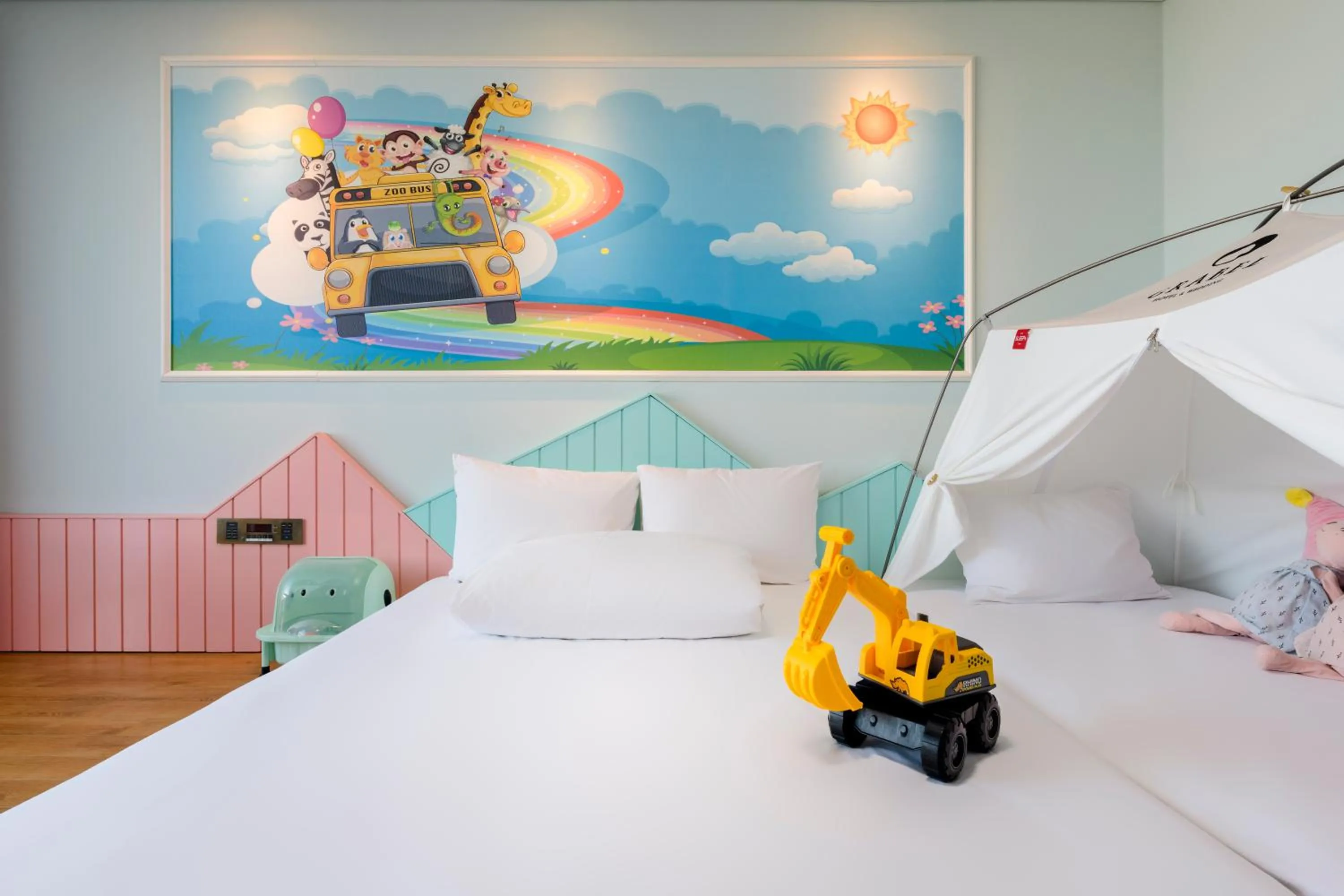 Bed in Grabel Hotel Jeju