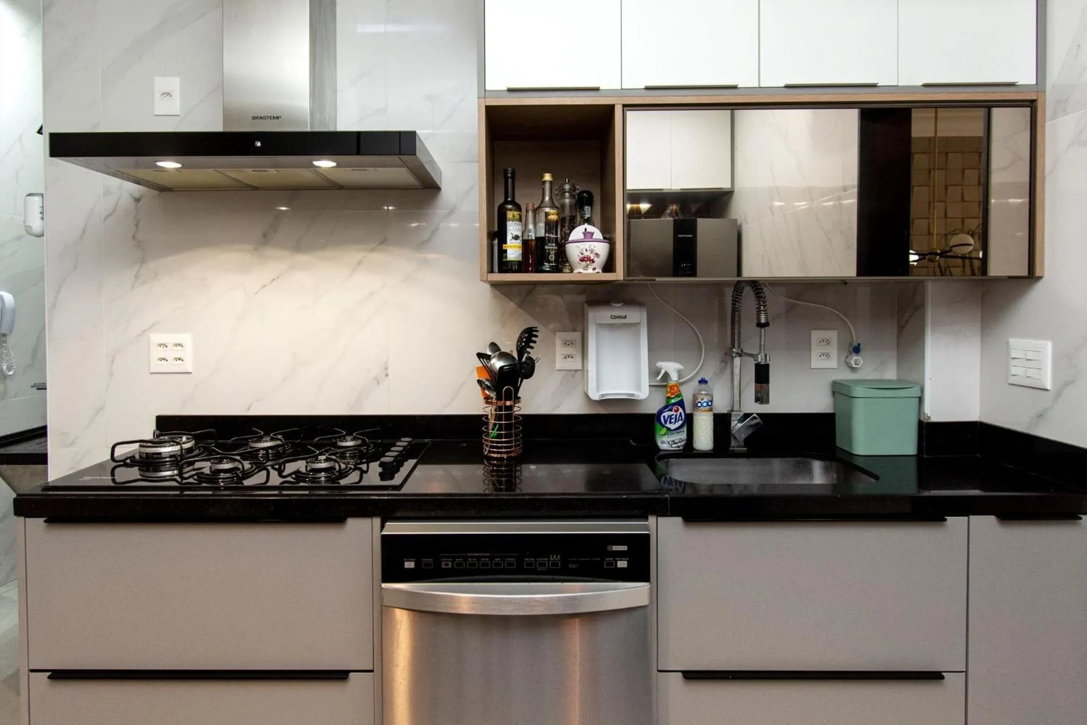 Kitchen or kitchenette in Garota de Ipanema - Luxo e Praia