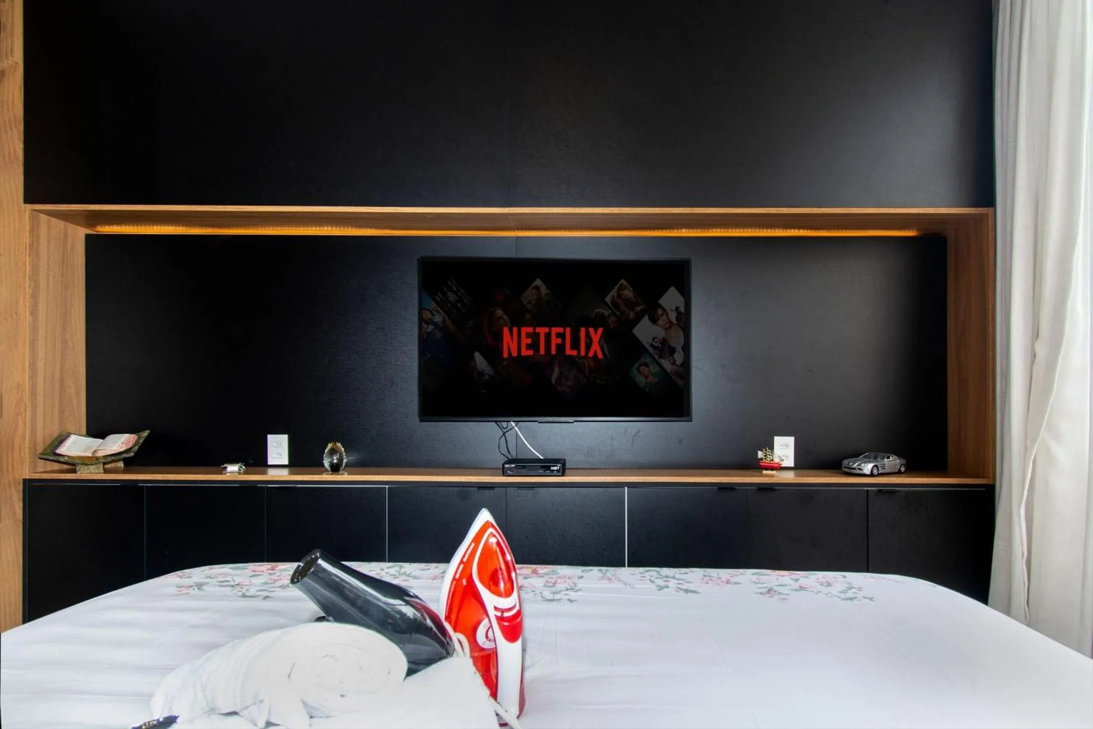 TV and multimedia, Bed in Garota de Ipanema - Luxo e Praia