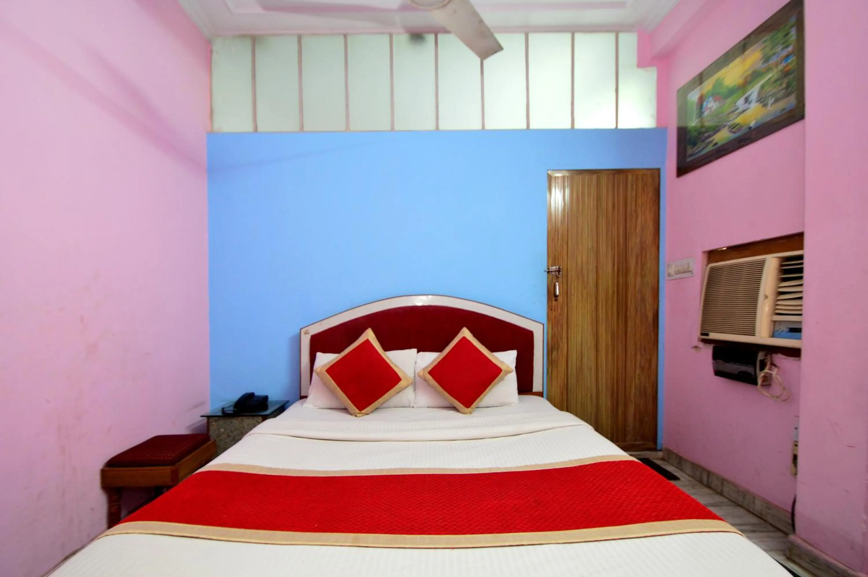 Bed in HOTEL JAI MAA PALACE