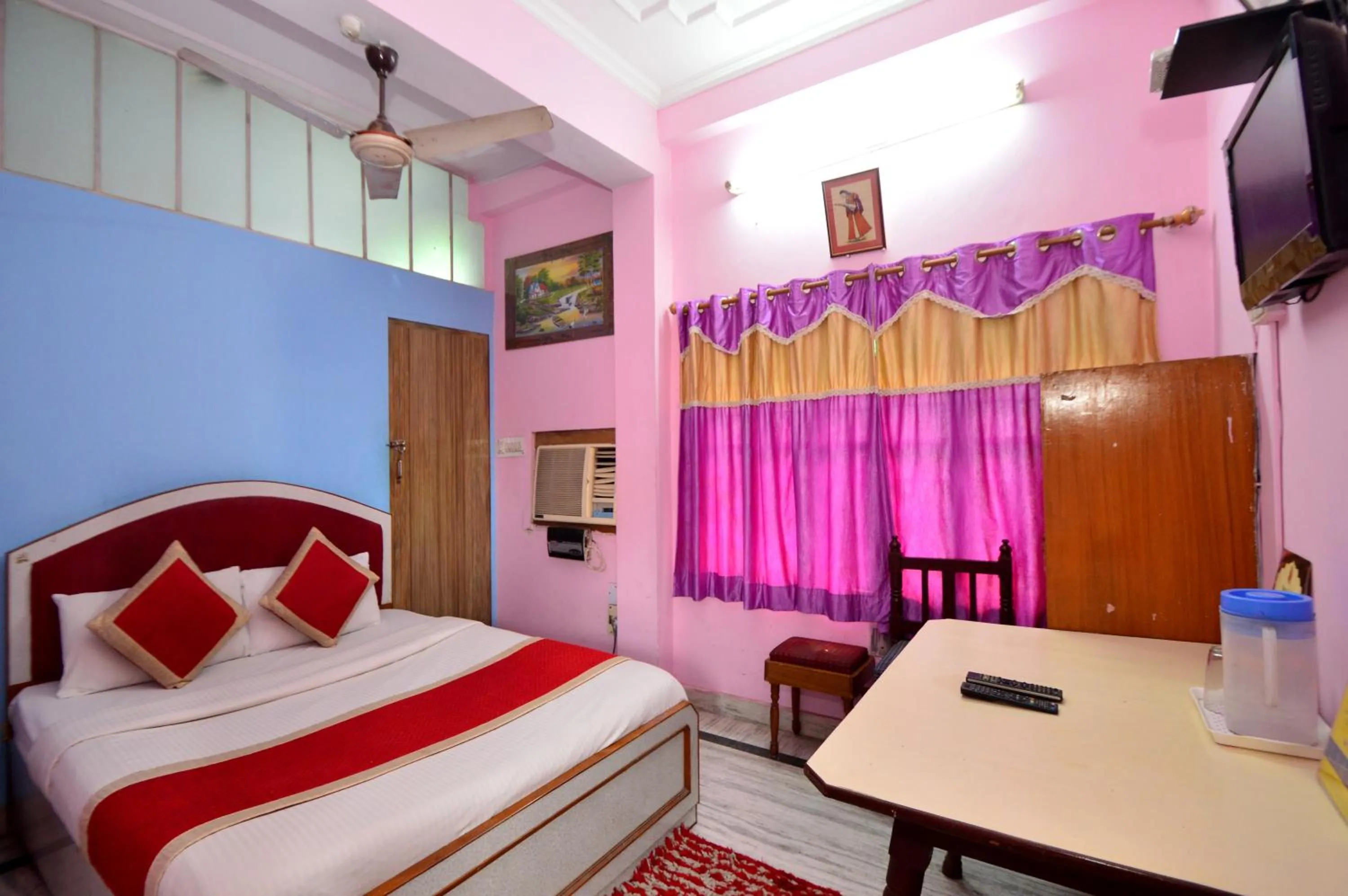 Bed in HOTEL JAI MAA PALACE