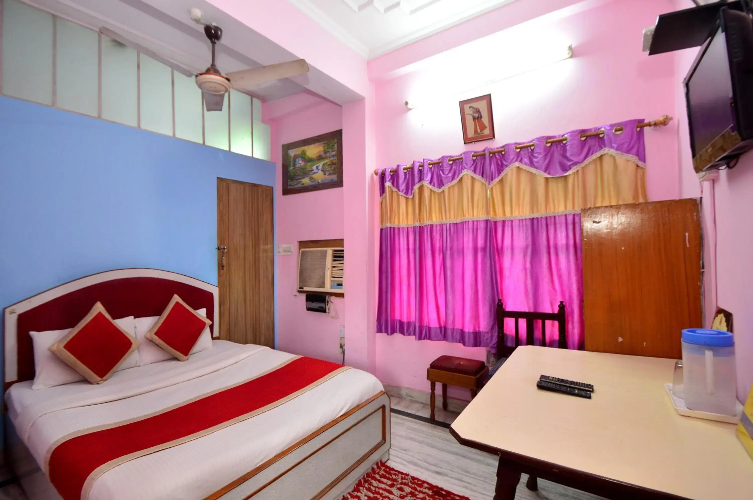 Bed in HOTEL JAI MAA PALACE Bed in HOTEL JAI MAA PALACE