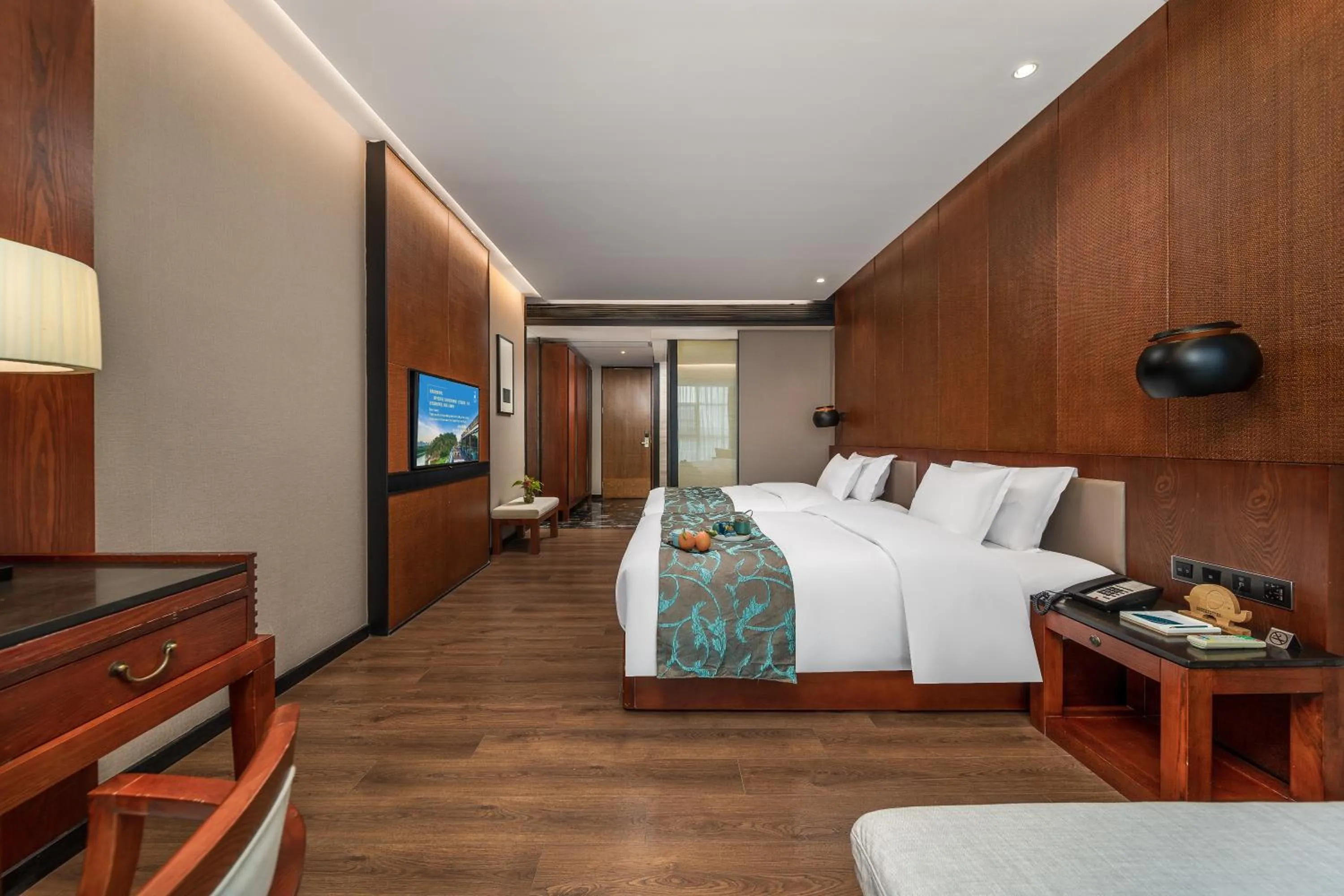 Bed in Jolie Vue Boutique Hotel Guilin (near Elephant Trunk Hill)