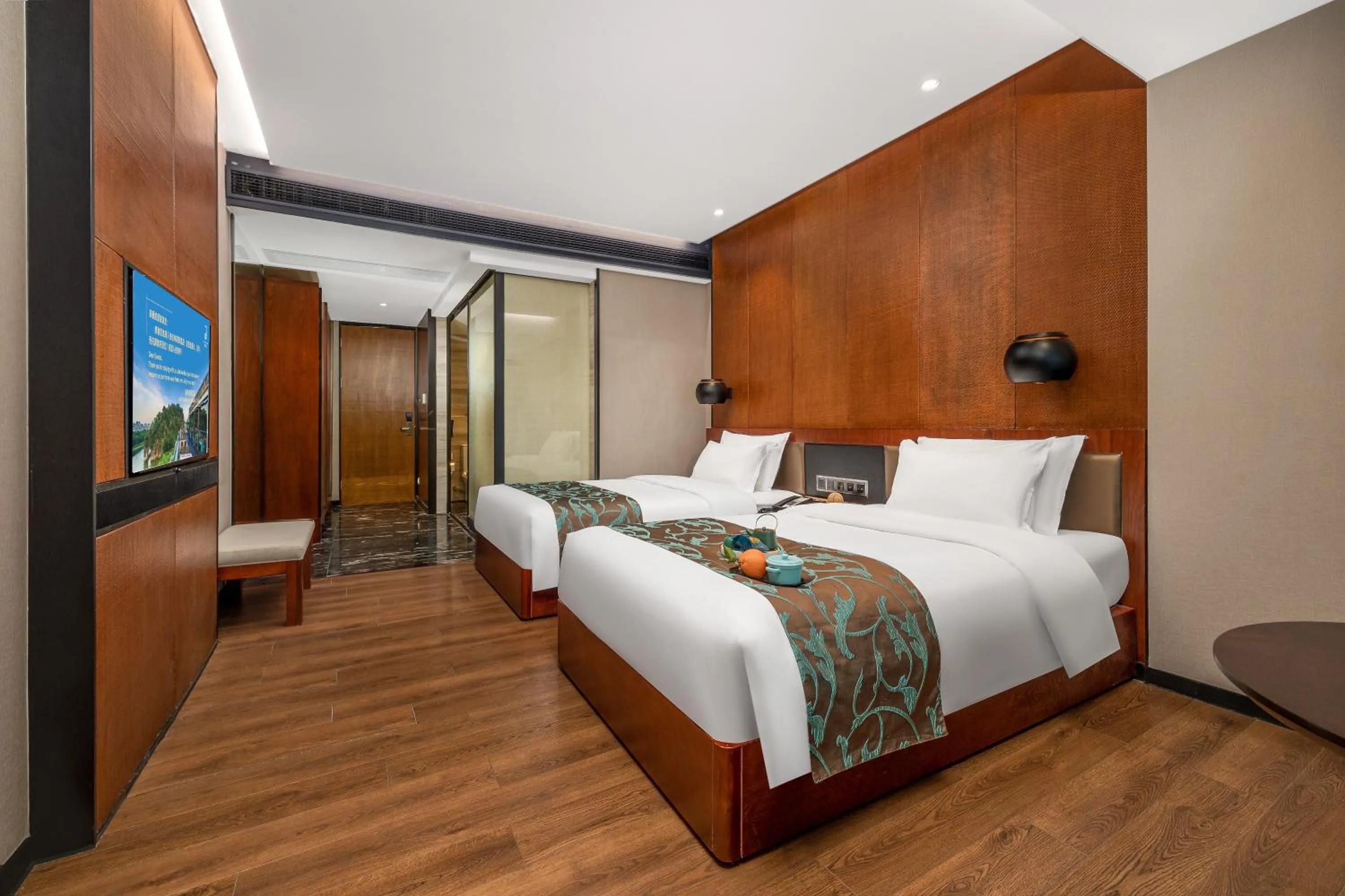 Bed in Jolie Vue Boutique Hotel Guilin (near Elephant Trunk Hill)