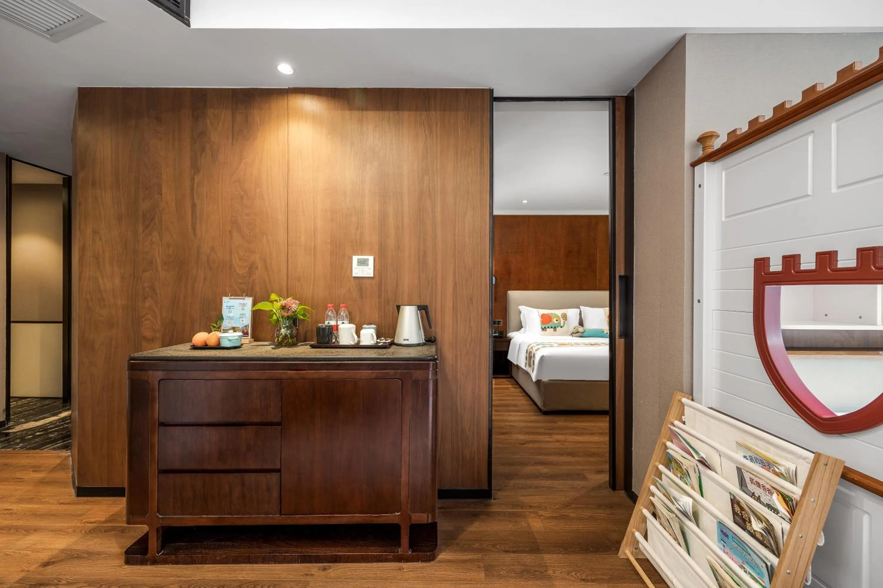 Bed in Jolie Vue Boutique Hotel Guilin (near Elephant Trunk Hill)