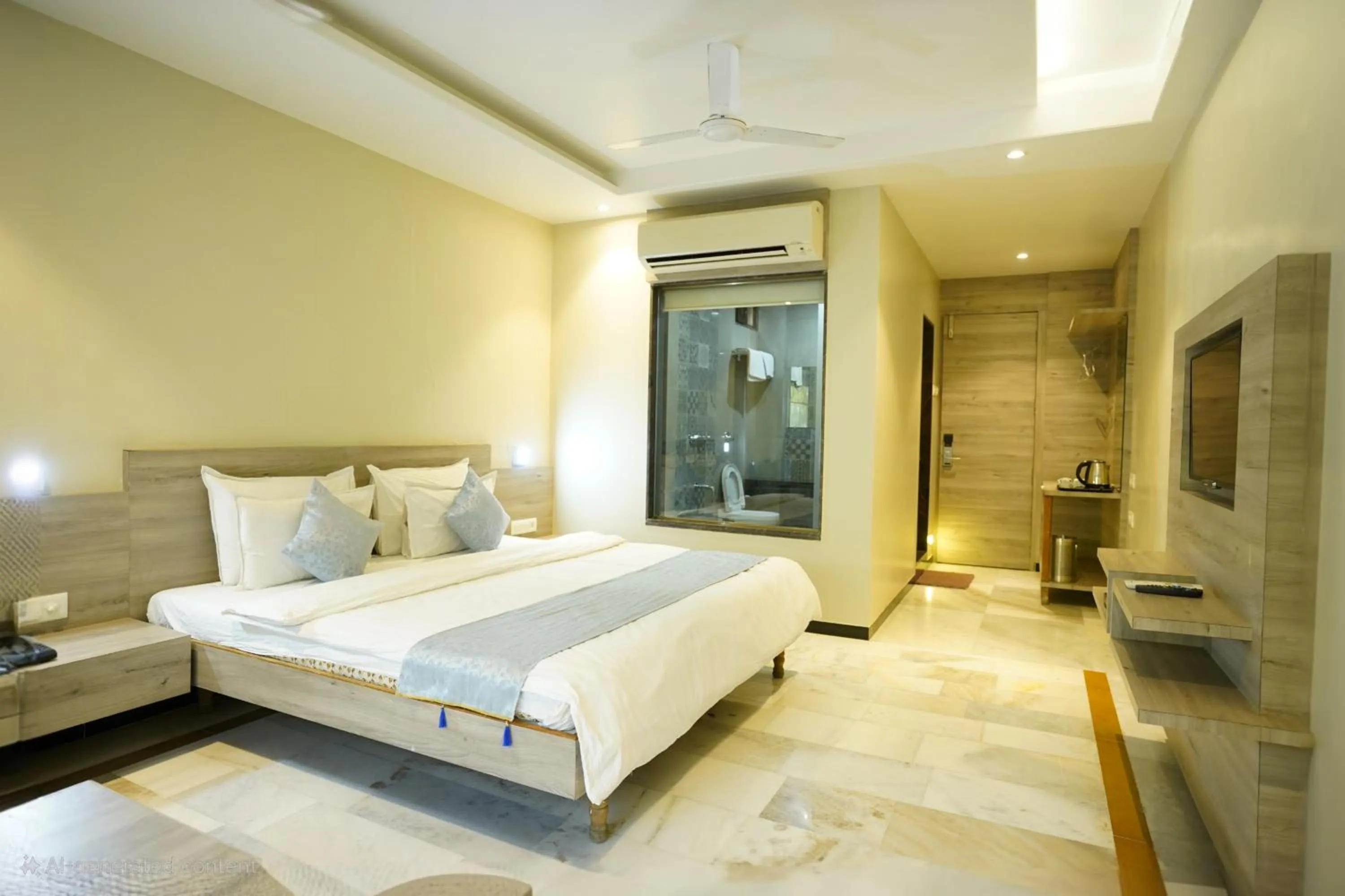 Bed in Hotel Hrushikesh