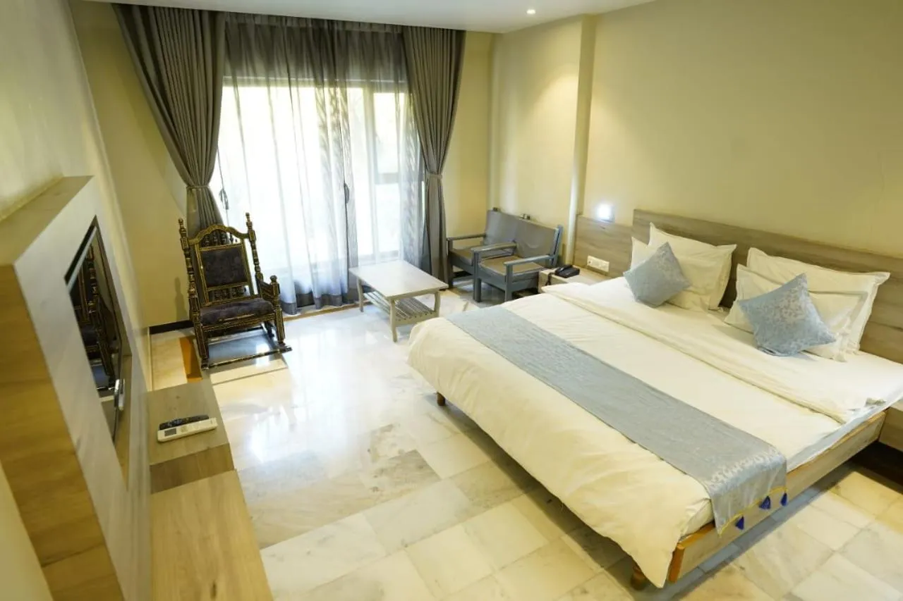 Bed in Hotel Hrushikesh