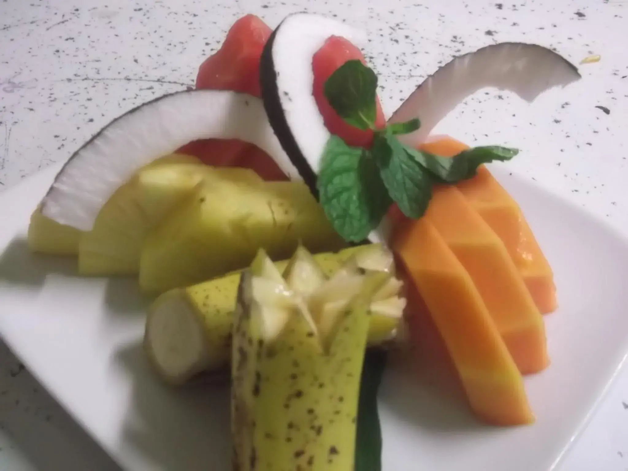 Food close-up in Rainforest Eco Lodge Food close-up in Rainforest Eco Lodge