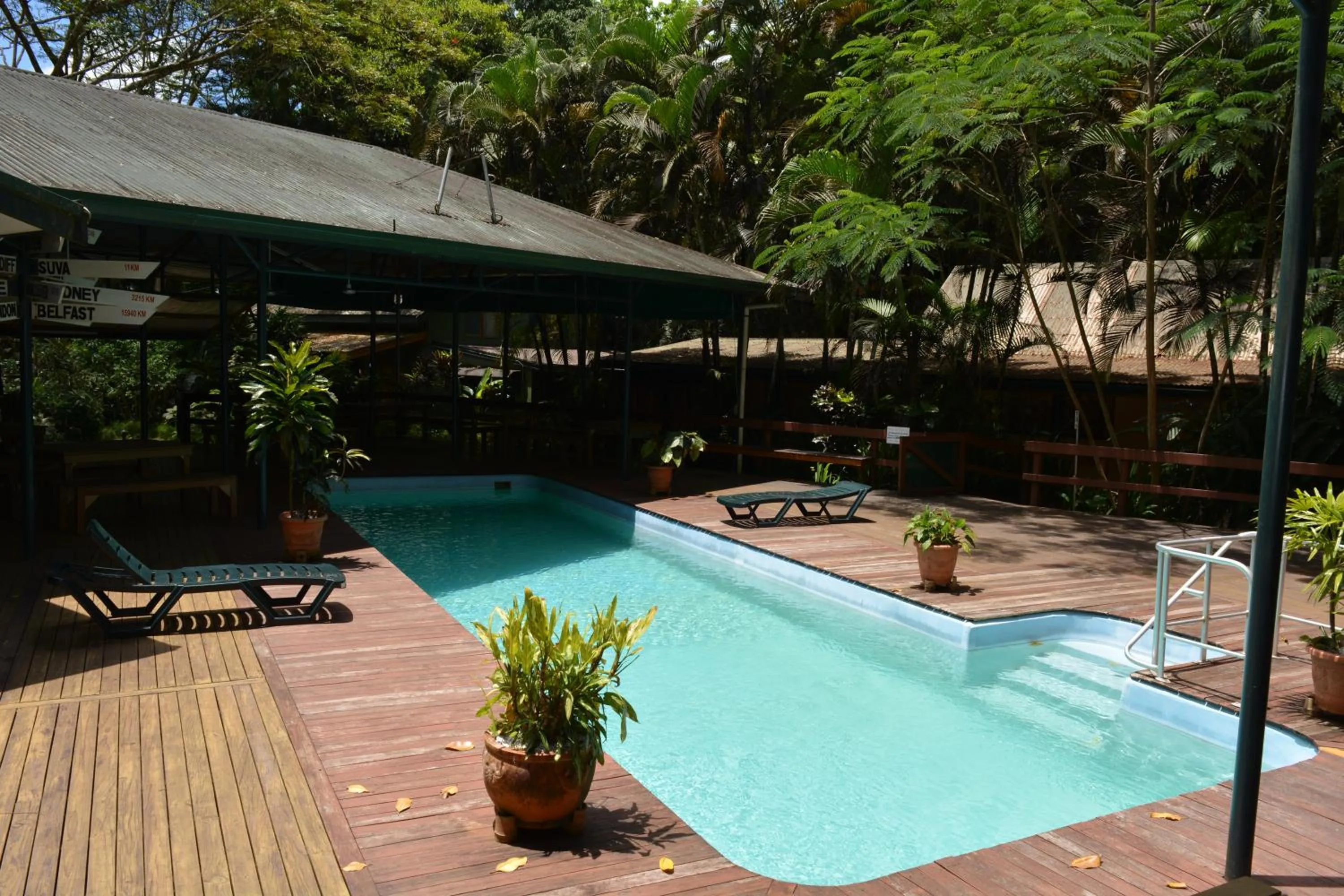 Swimming pool in Rainforest Eco Lodge