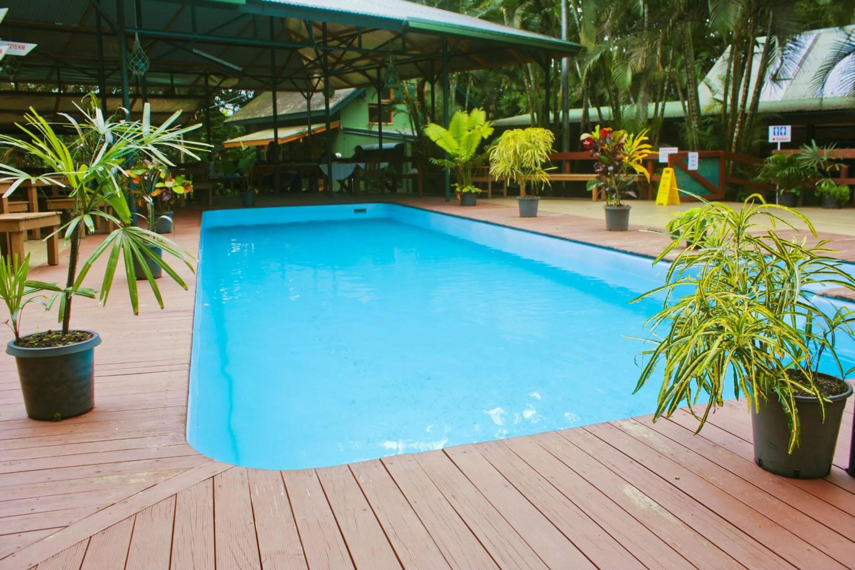 Swimming pool in Rainforest Eco Lodge