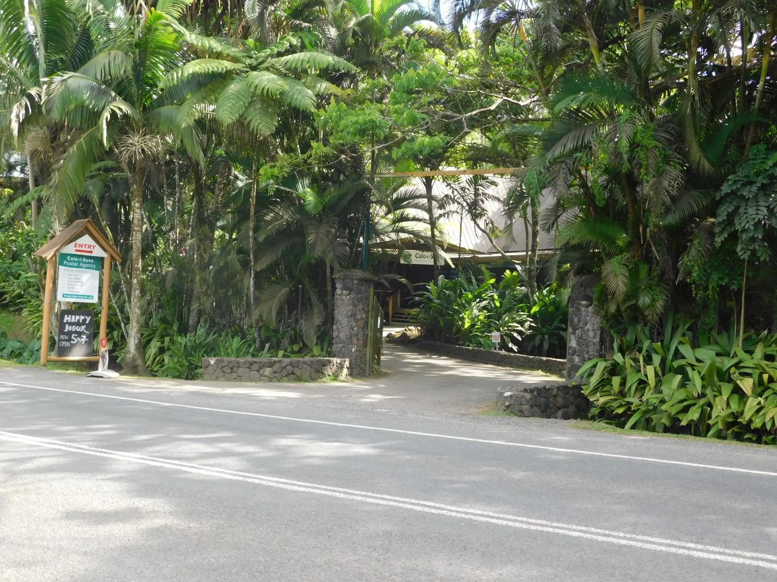 Facade/entrance in Rainforest Eco Lodge Facade/entrance in Rainforest Eco Lodge