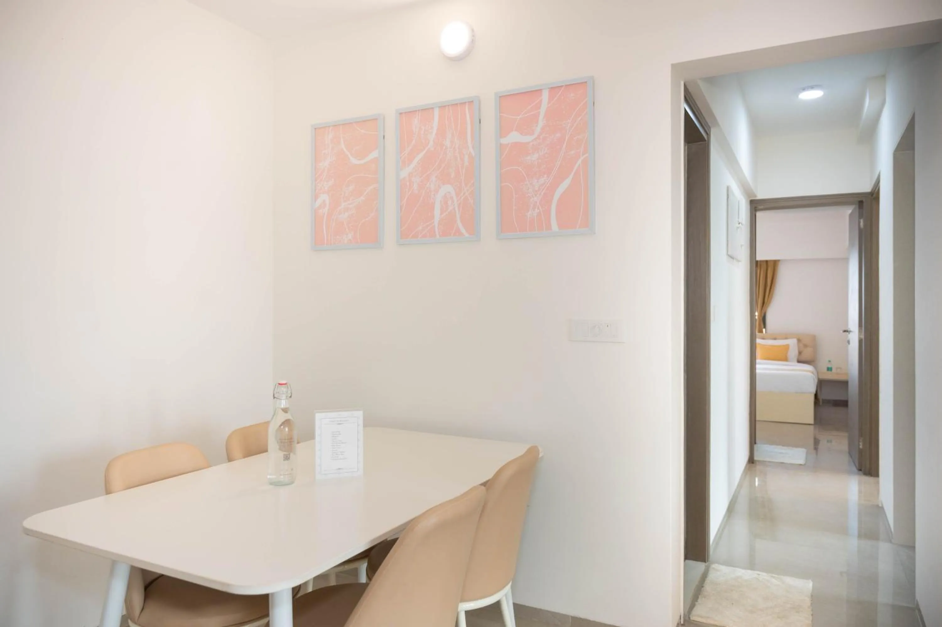 Seating area in Z Bliss Suites, BKC