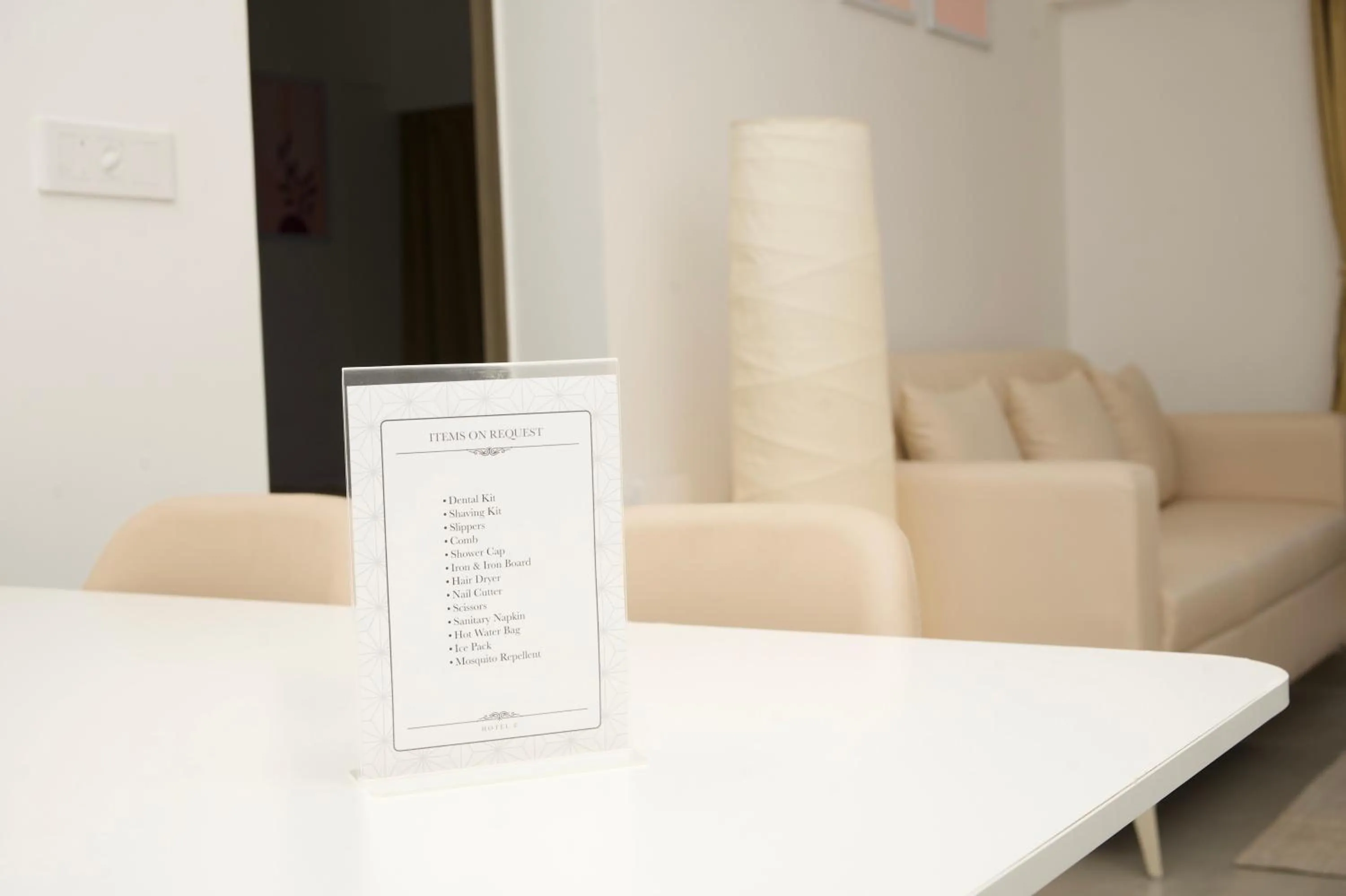 Living room in Z Bliss Suites, BKC