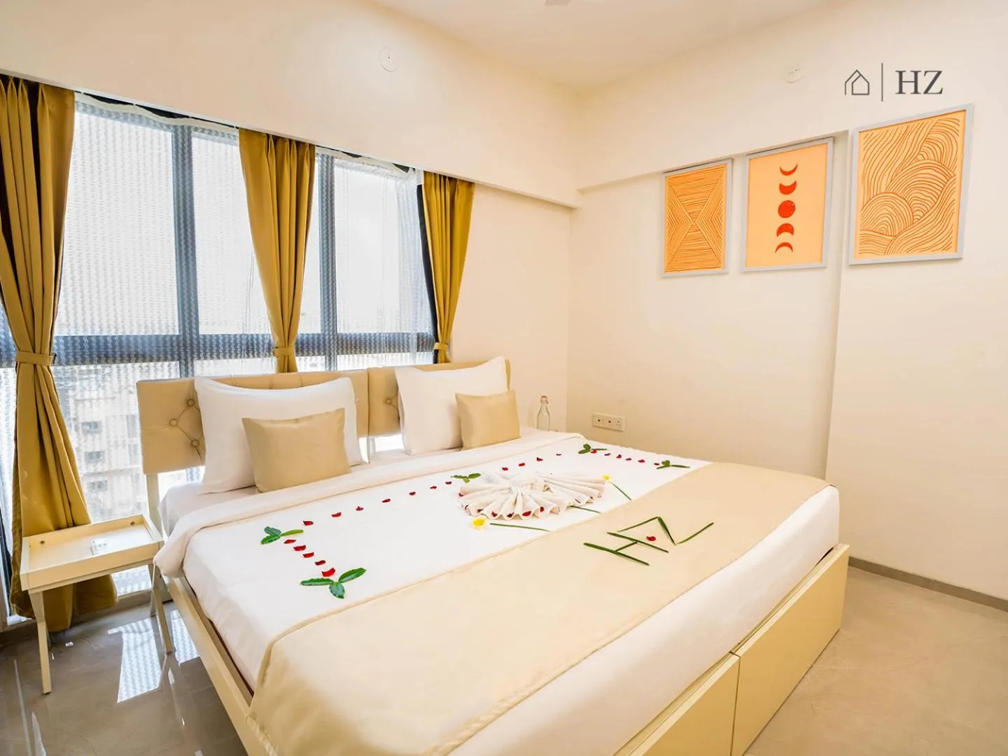 Photo of the whole room, Bed in Z Bliss Suites, BKC