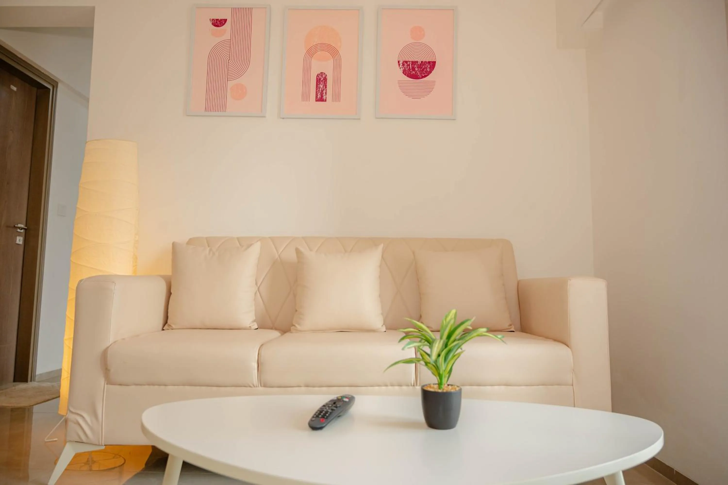 Living room in Z Bliss Suites, BKC