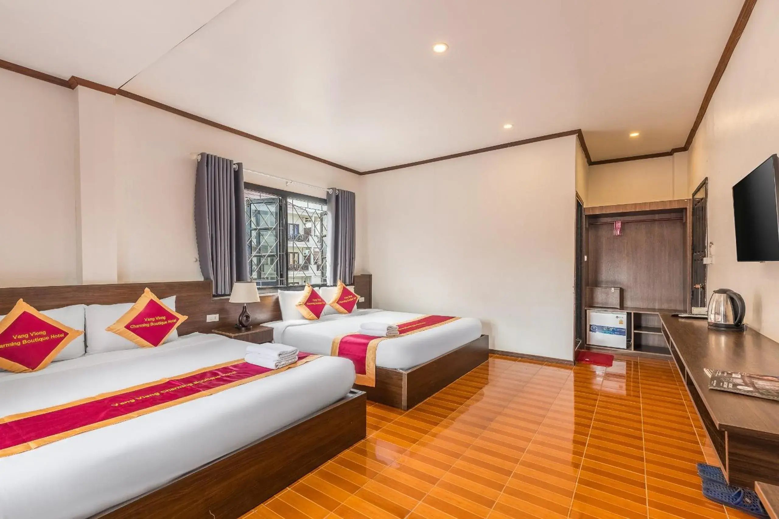 Deluxe Family Room in VangVieng Charming Boutique Hotel Deluxe Family Room in VangVieng Charming Boutique Hotel