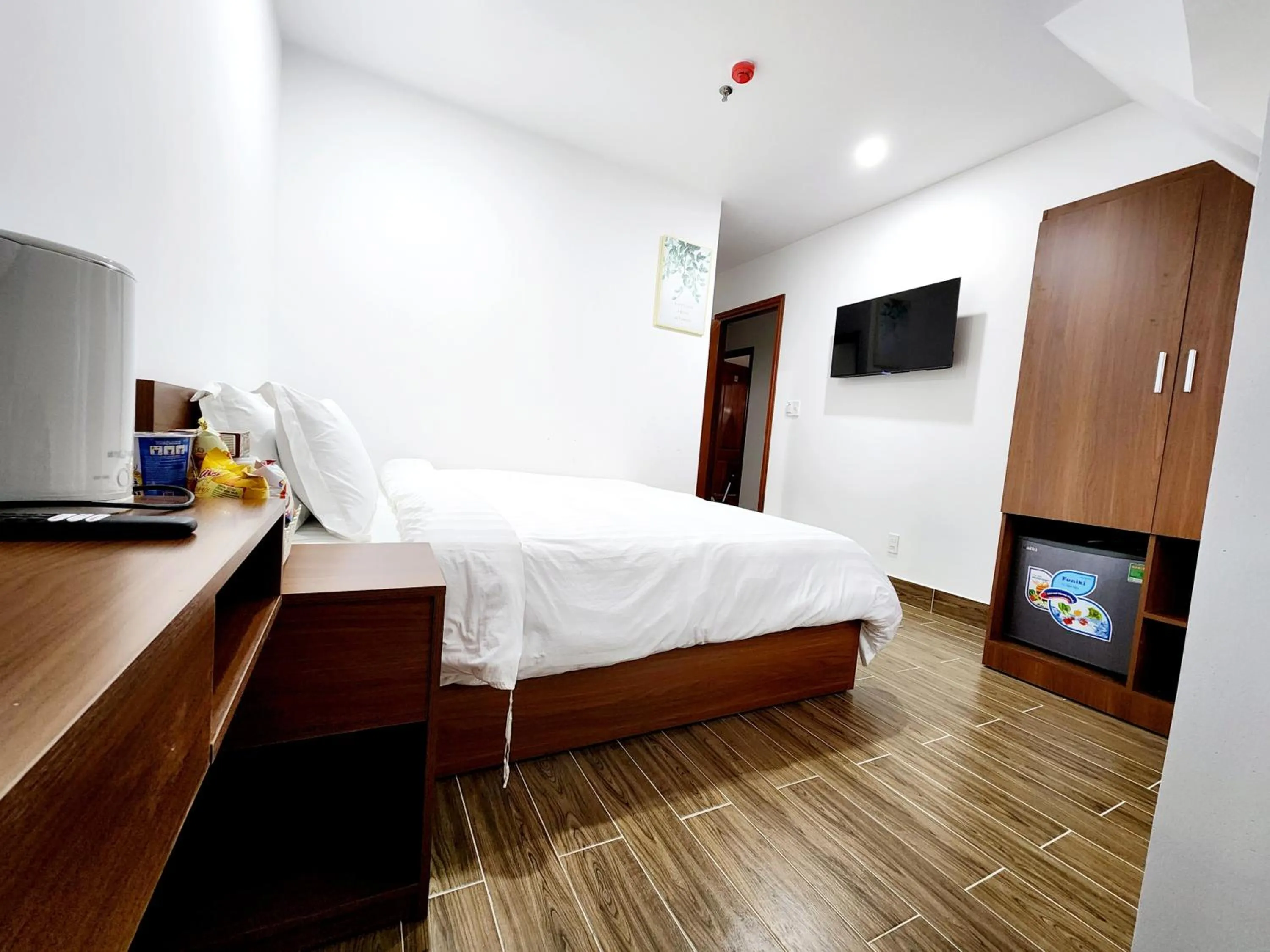TV and multimedia, Bed in Happy Bun Hotel Da Lat