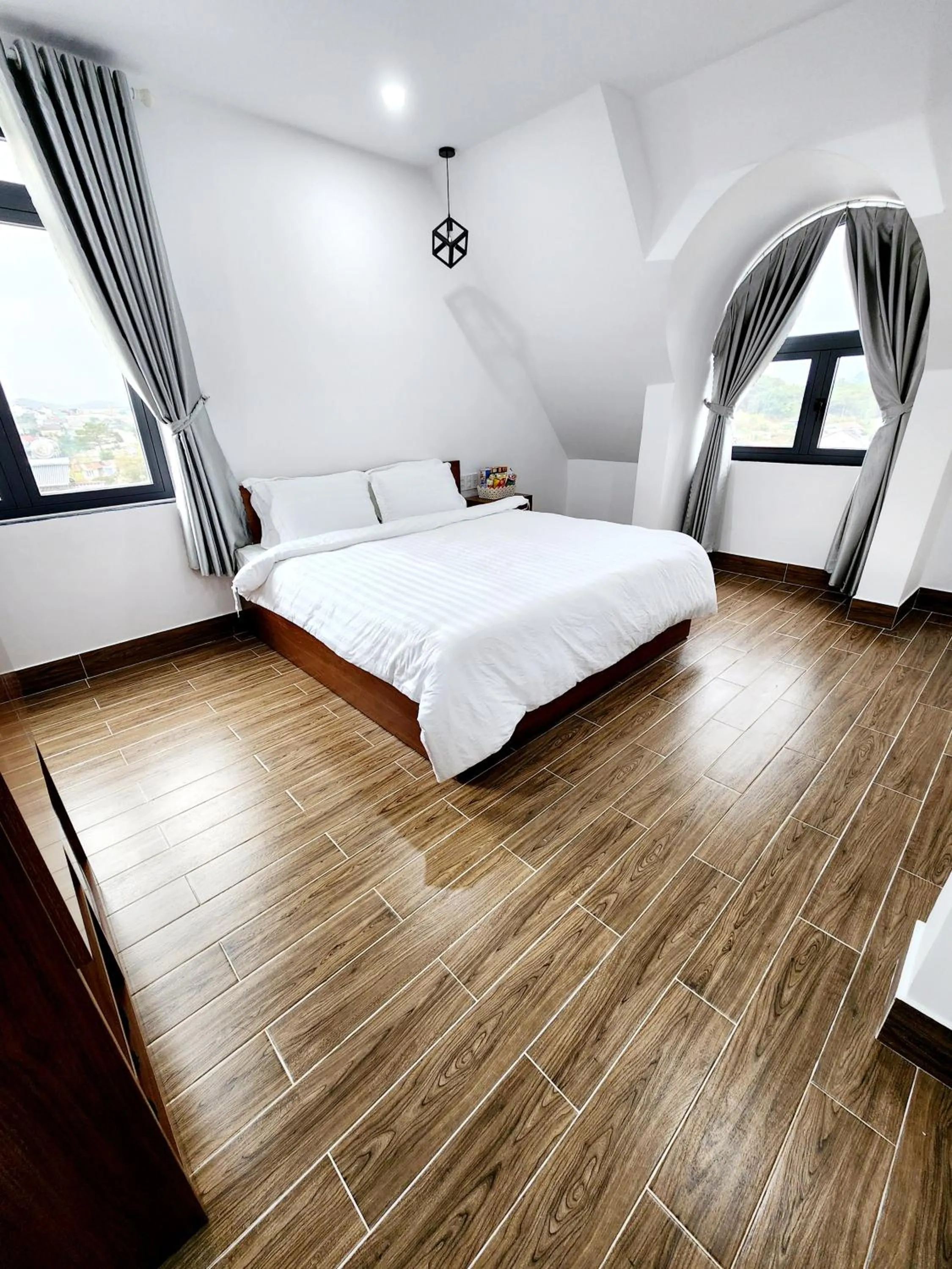 Bed in Happy Bun Hotel Da Lat