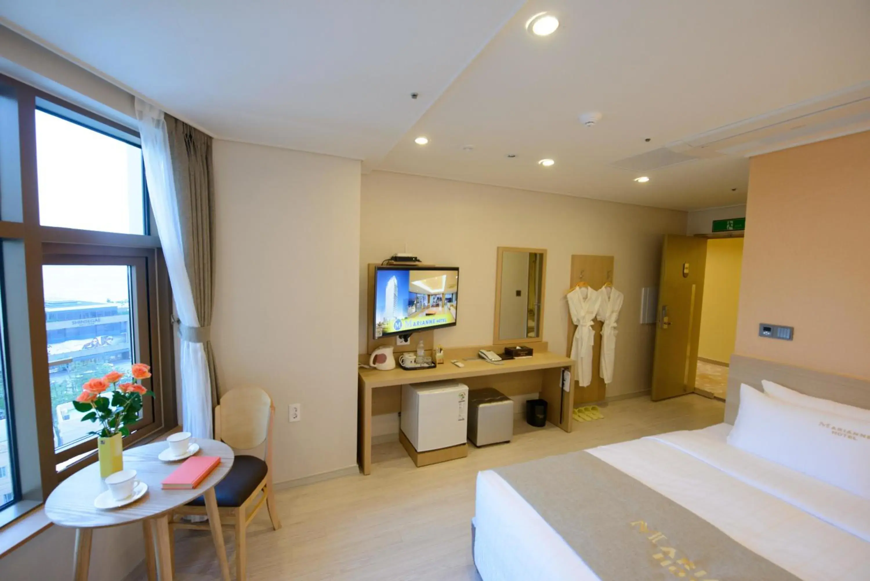 Bedroom, Bed in Haeundae Marianne Hotel Bedroom, Bed in Haeundae Marianne Hotel