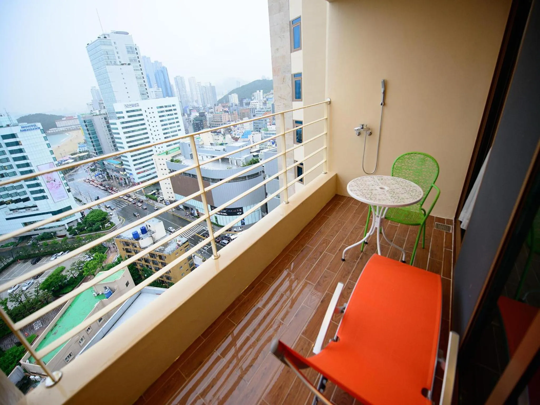 Balcony/Terrace in Haeundae Marianne Hotel