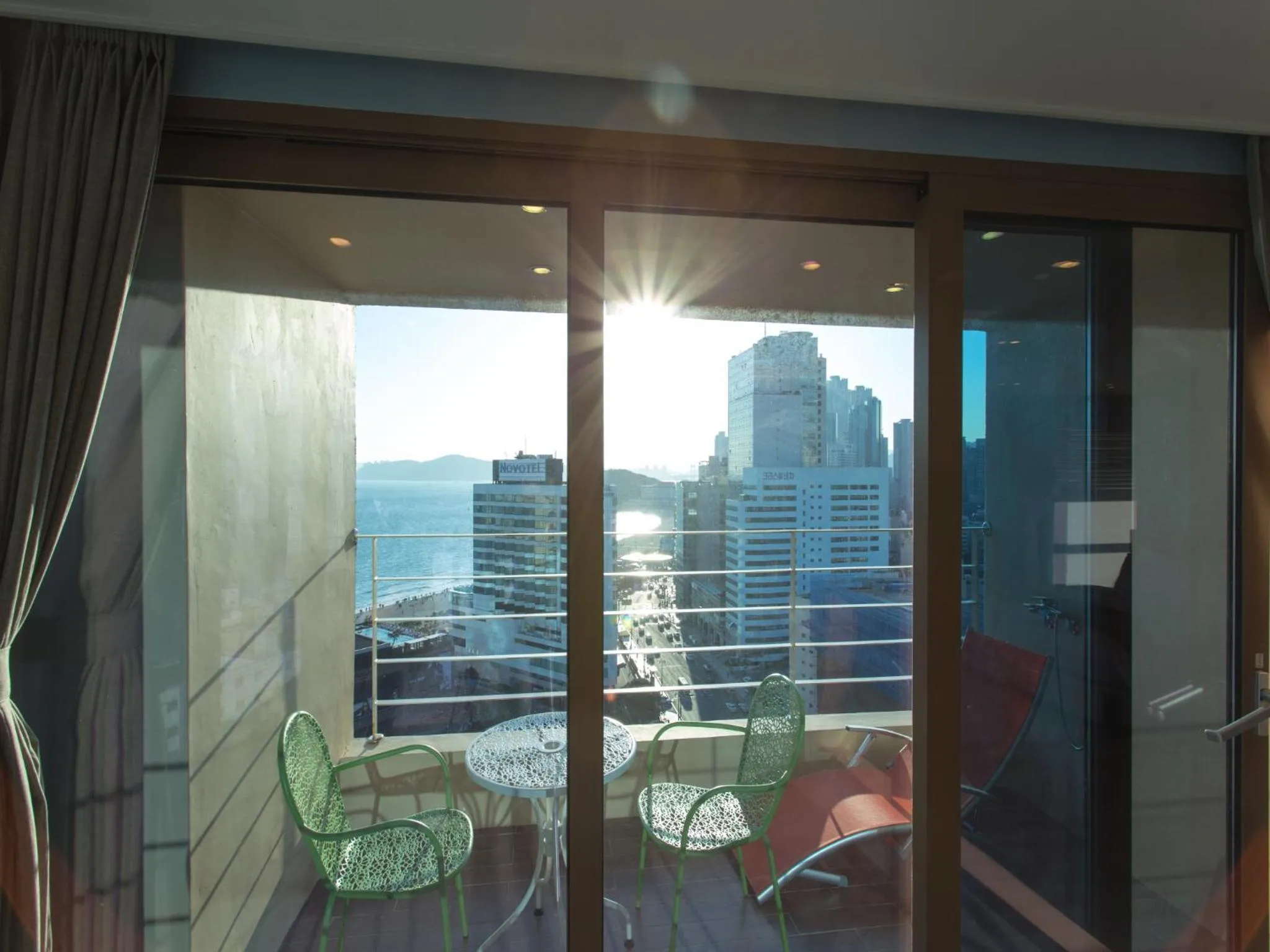 Balcony/Terrace in Haeundae Marianne Hotel