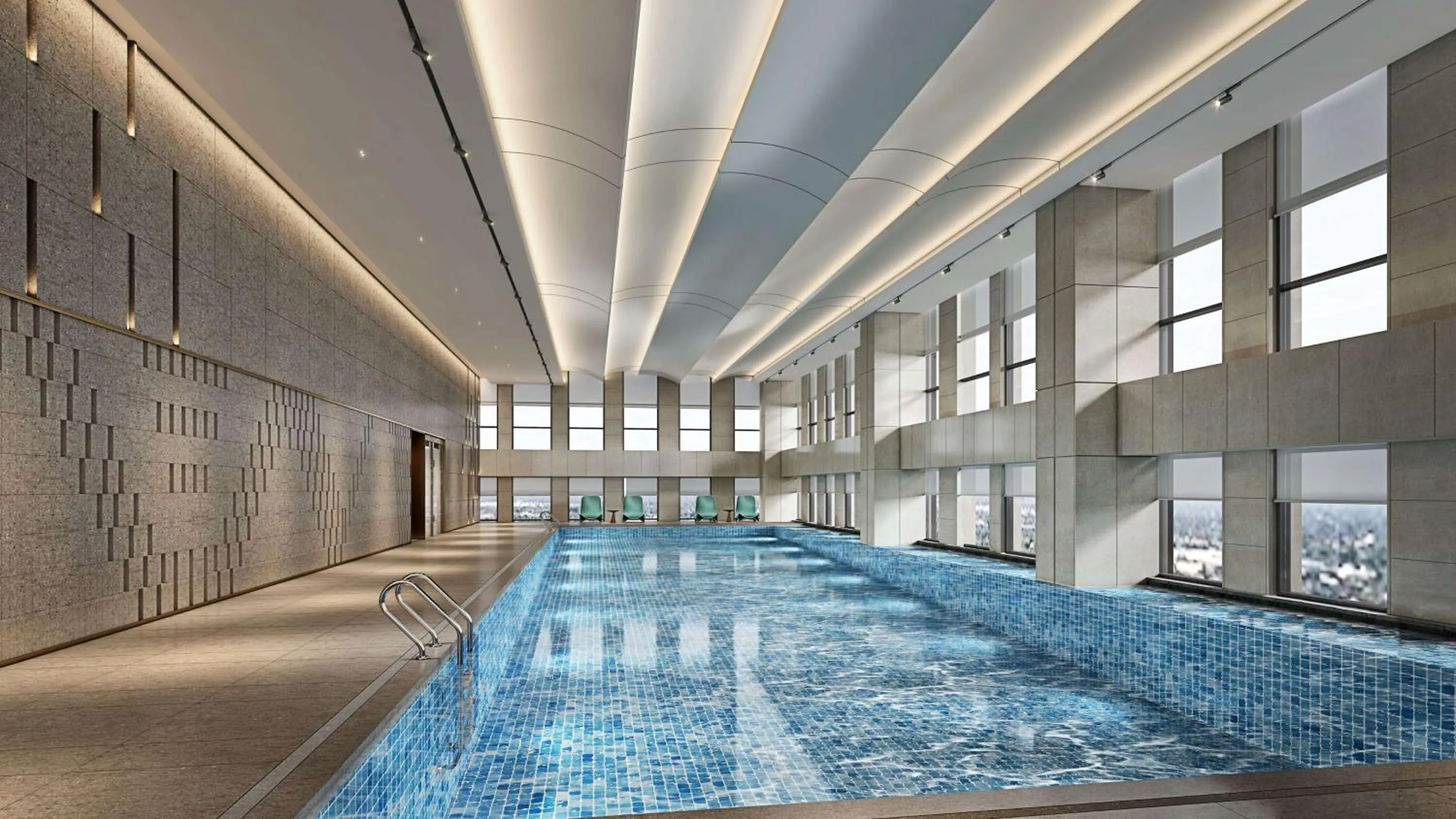 Pool view in Hotel Plume Chengdu, Tapestry Collection By Hilton