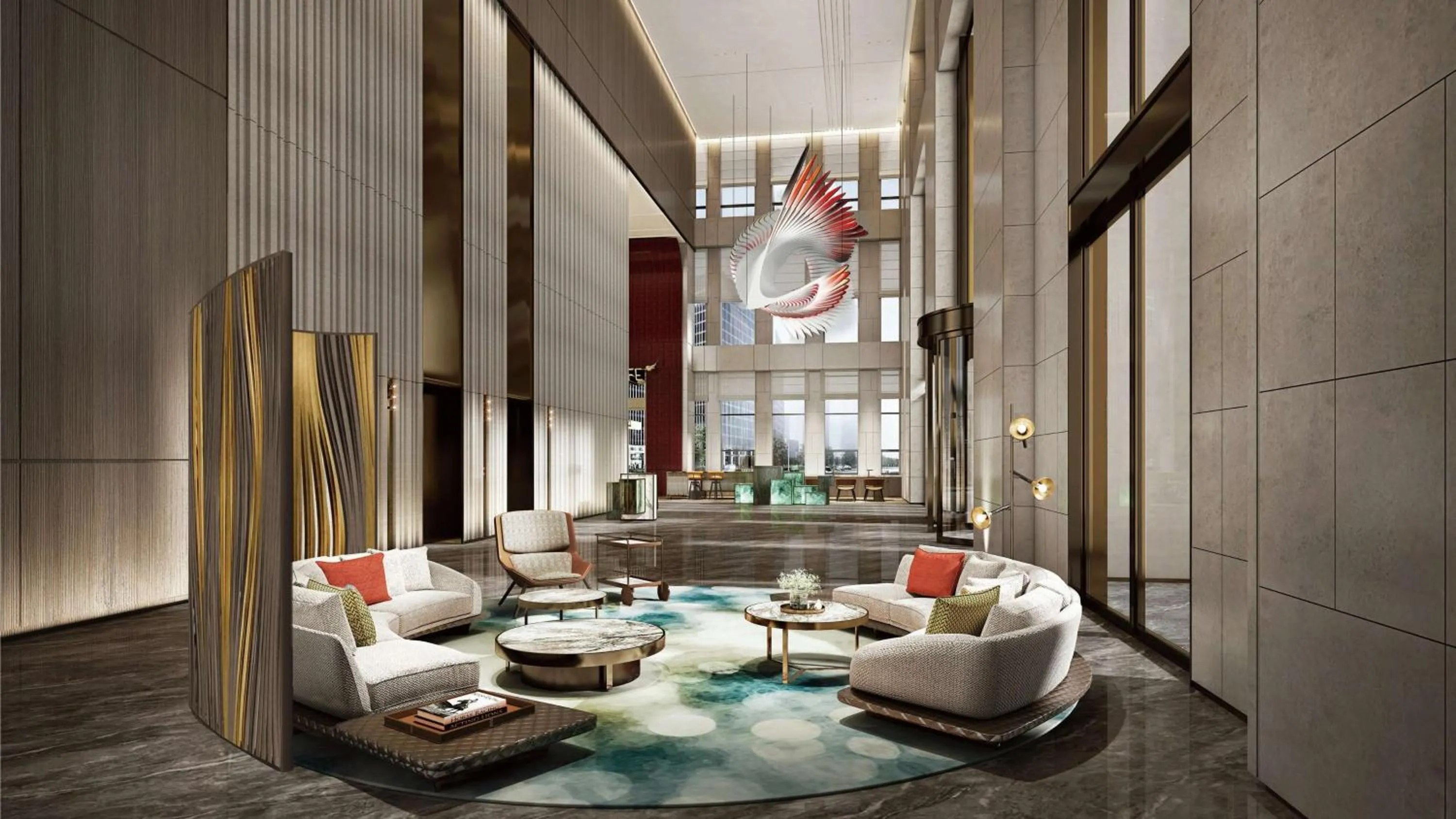 Lobby or reception in Hotel Plume Chengdu, Tapestry Collection By Hilton