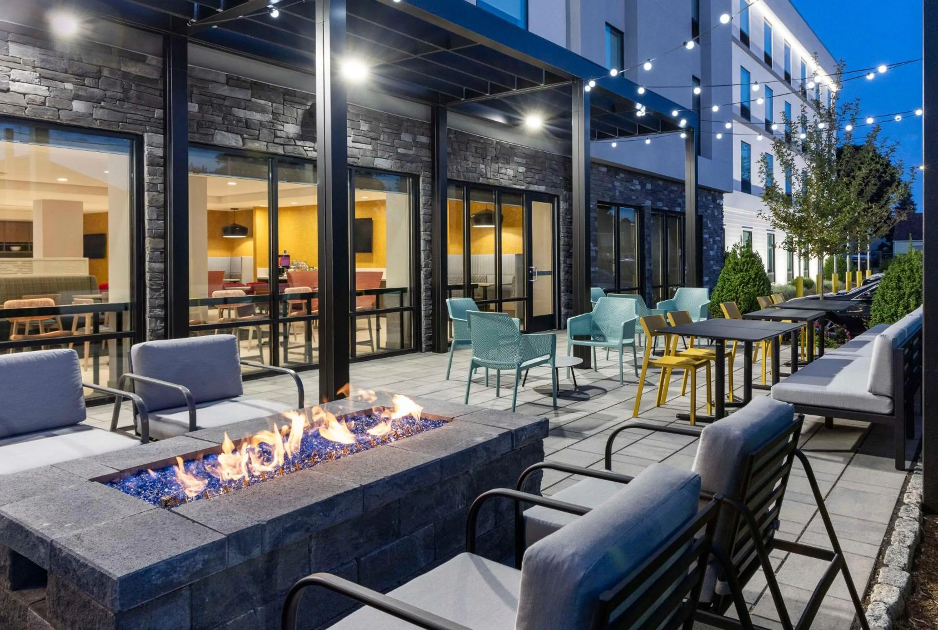 Patio in Home2 Suites By Hilton East Haven New Haven