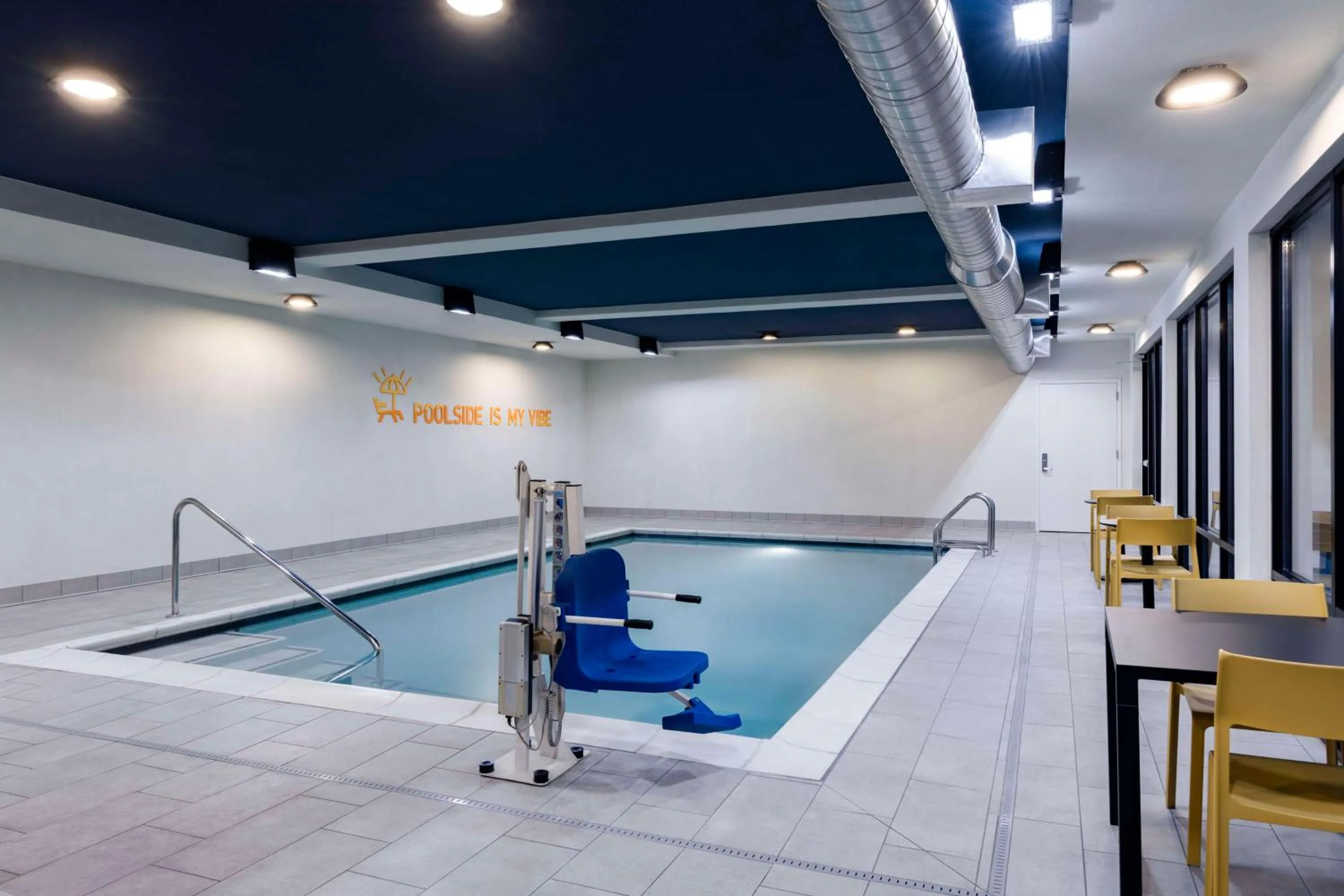 Pool view in Home2 Suites By Hilton East Haven New Haven