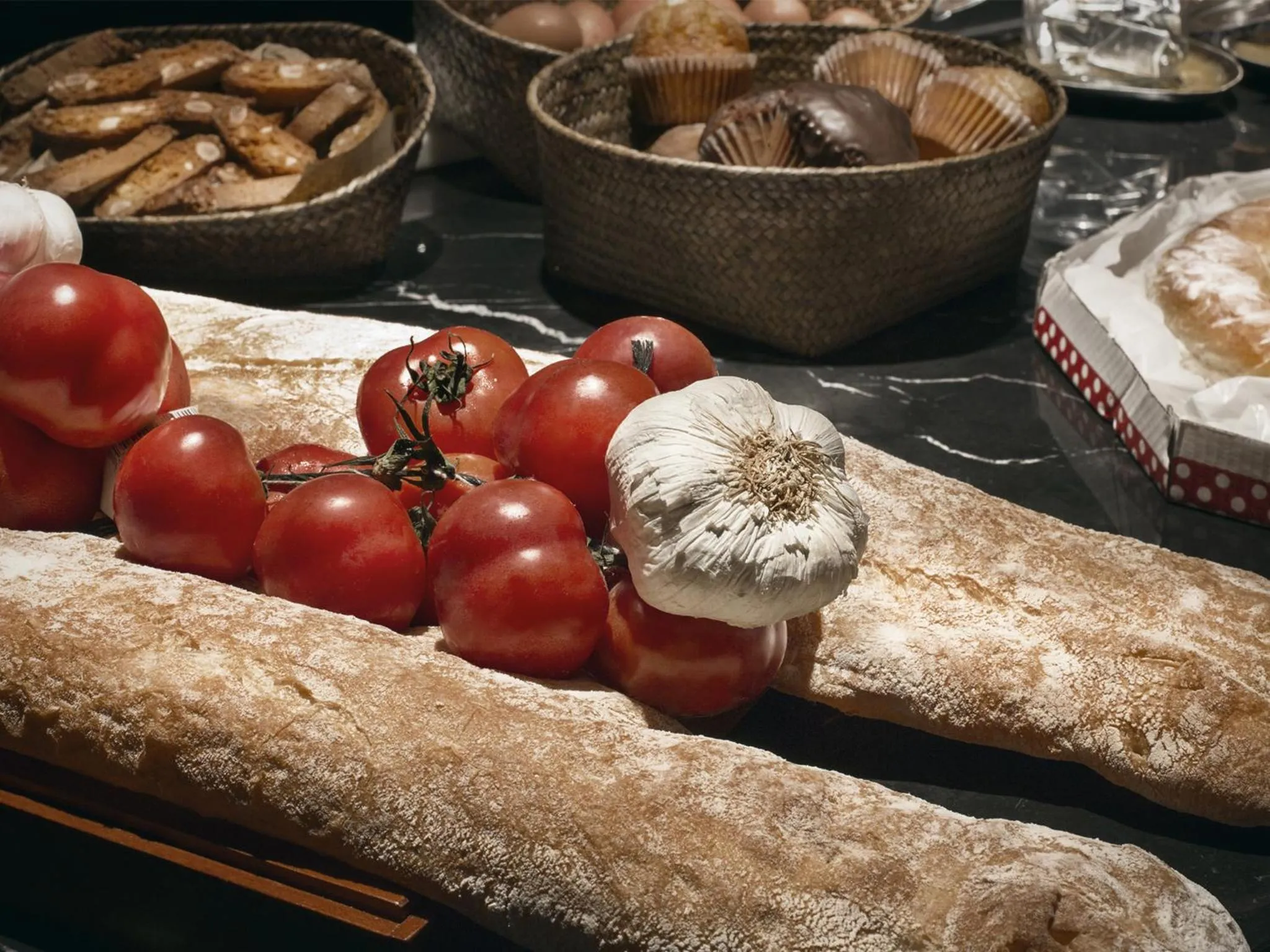 Food close-up in Yurbban Trafalgar Hotel