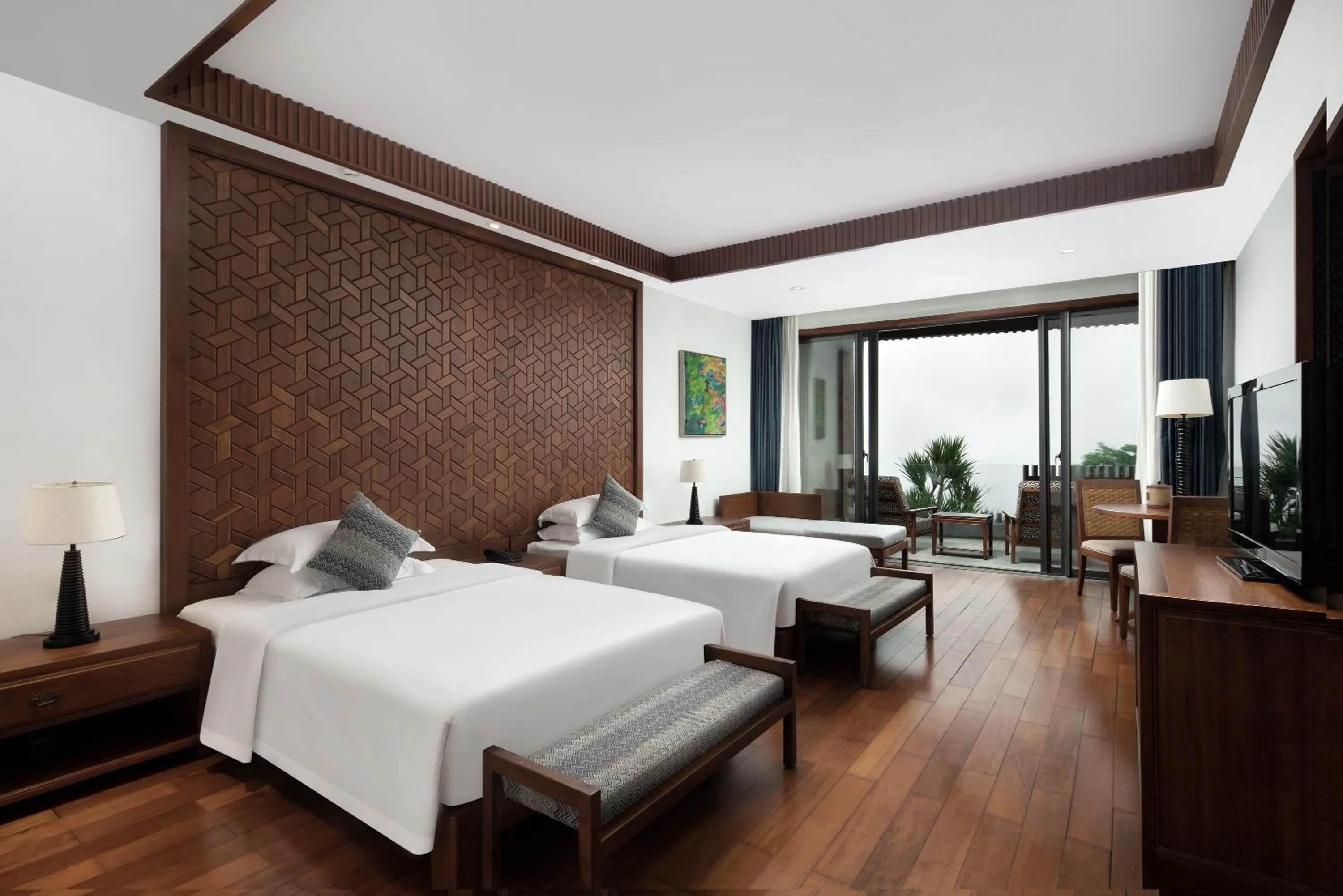 Bed in Yalong Bay Earthly Paradise Birds Nest Resort （Mountain Villas)