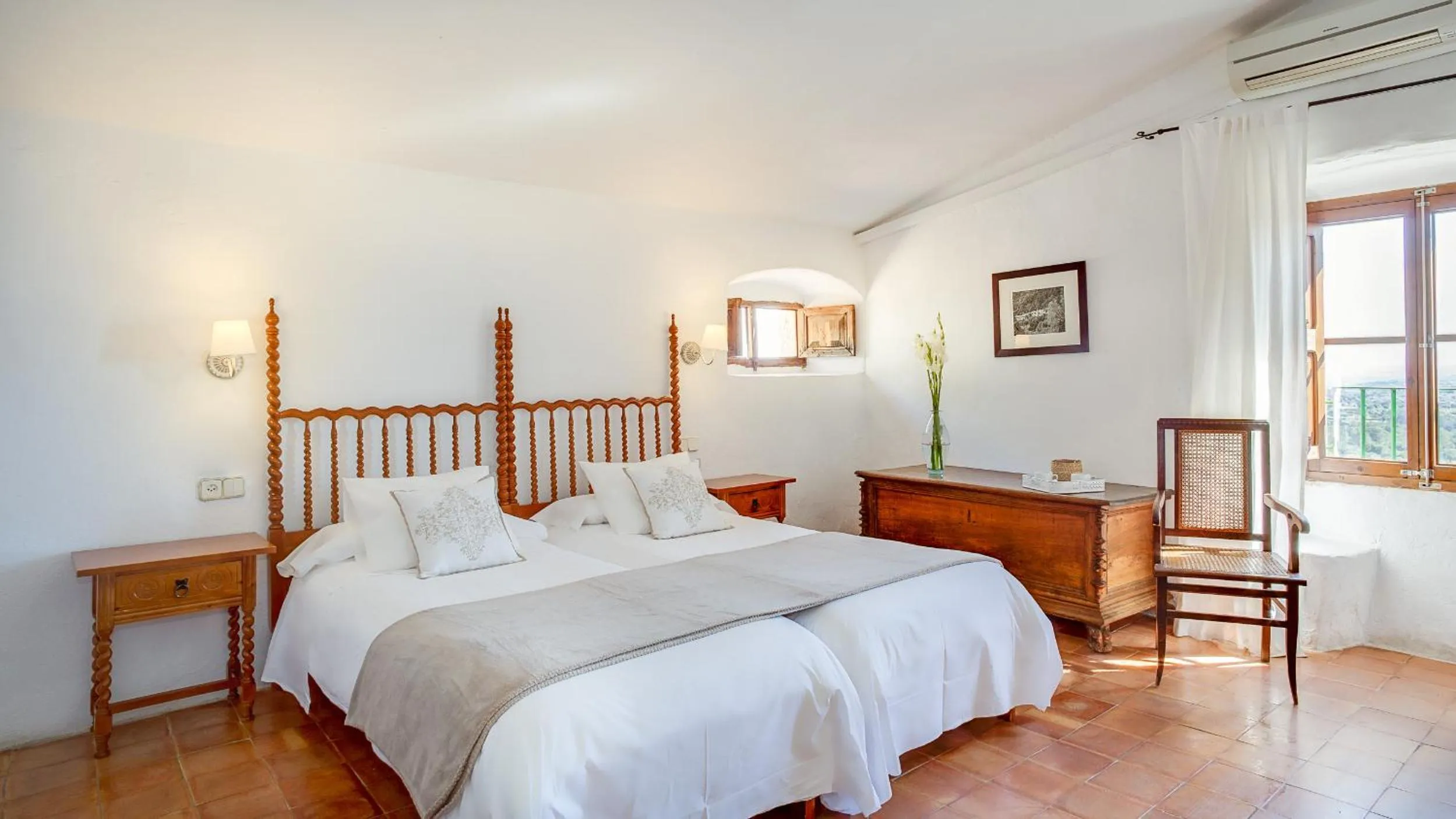 Bed in Finca Es Castell