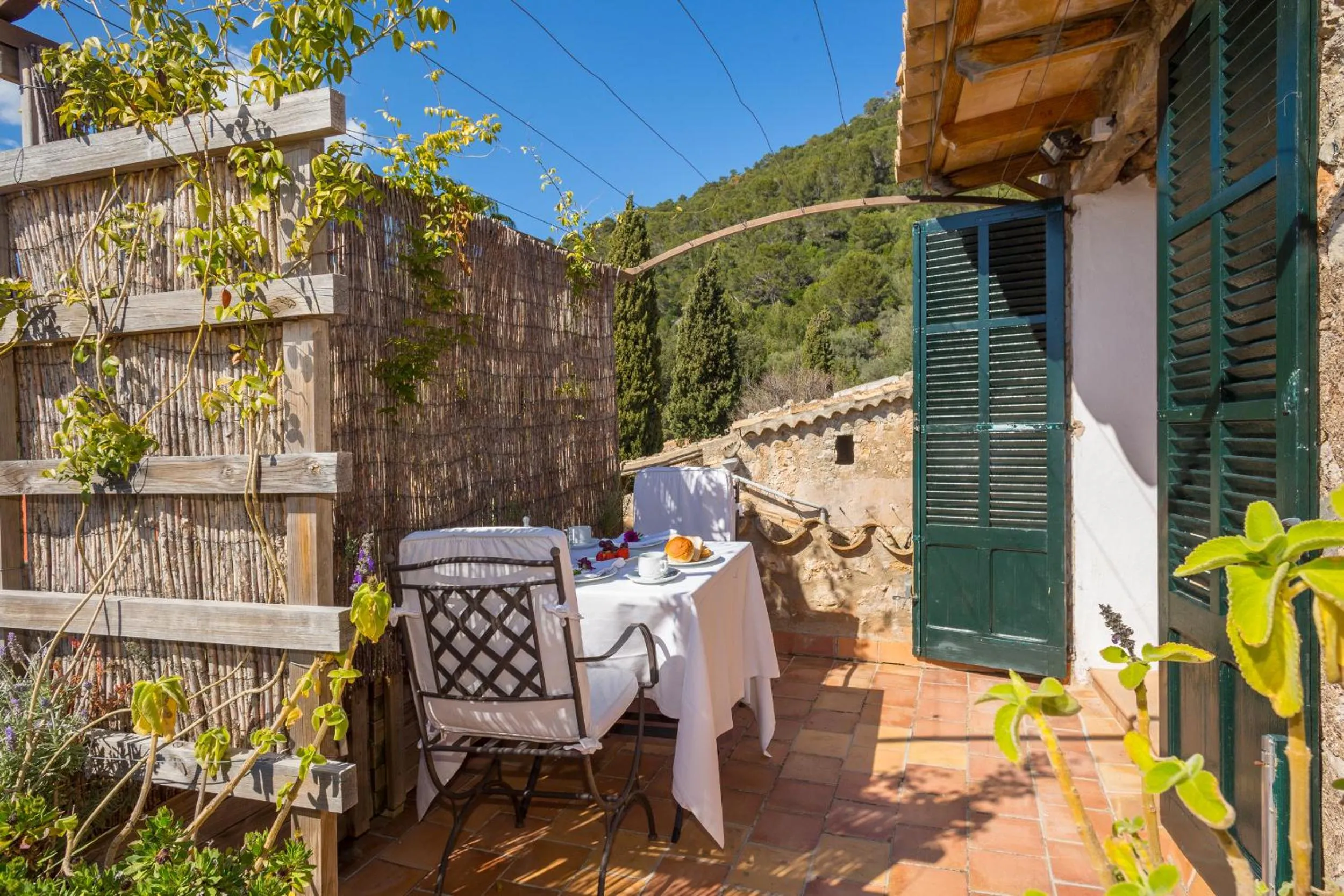 Patio in Finca Es Castell