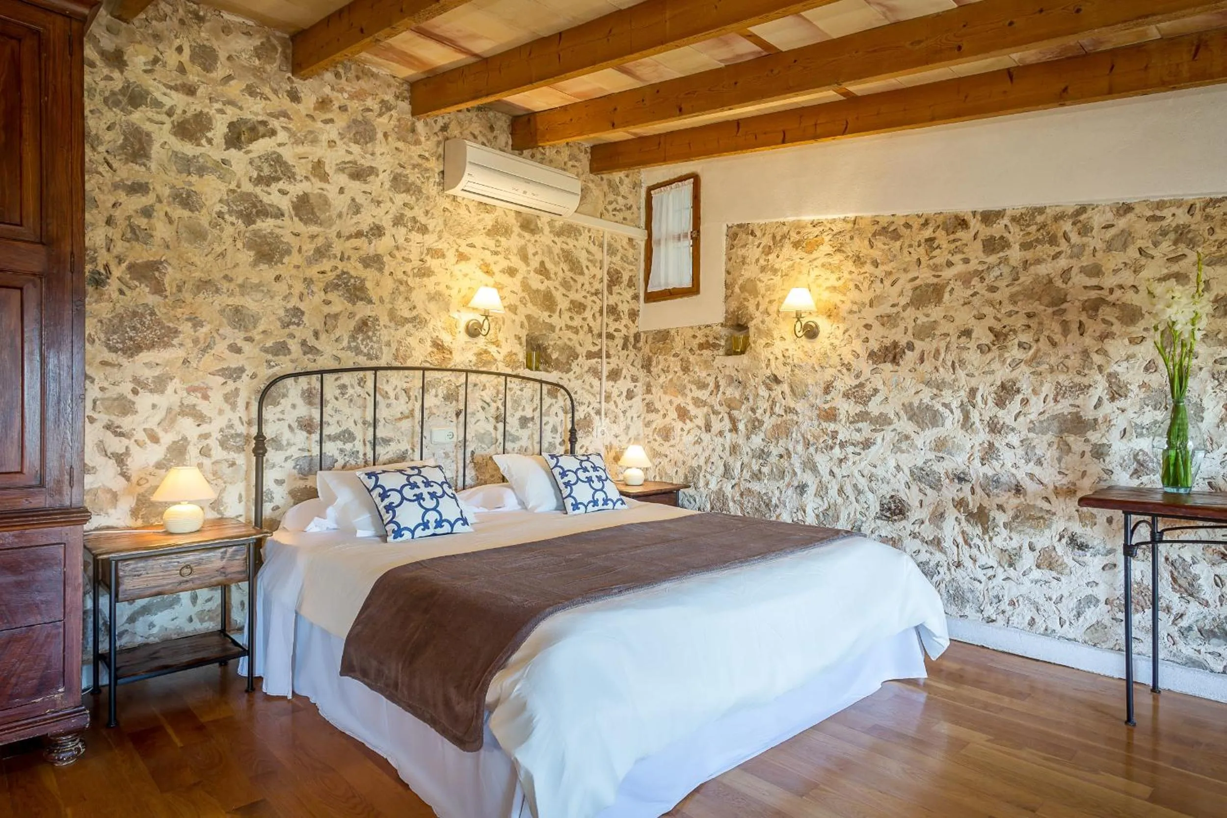 Bed in Finca Es Castell
