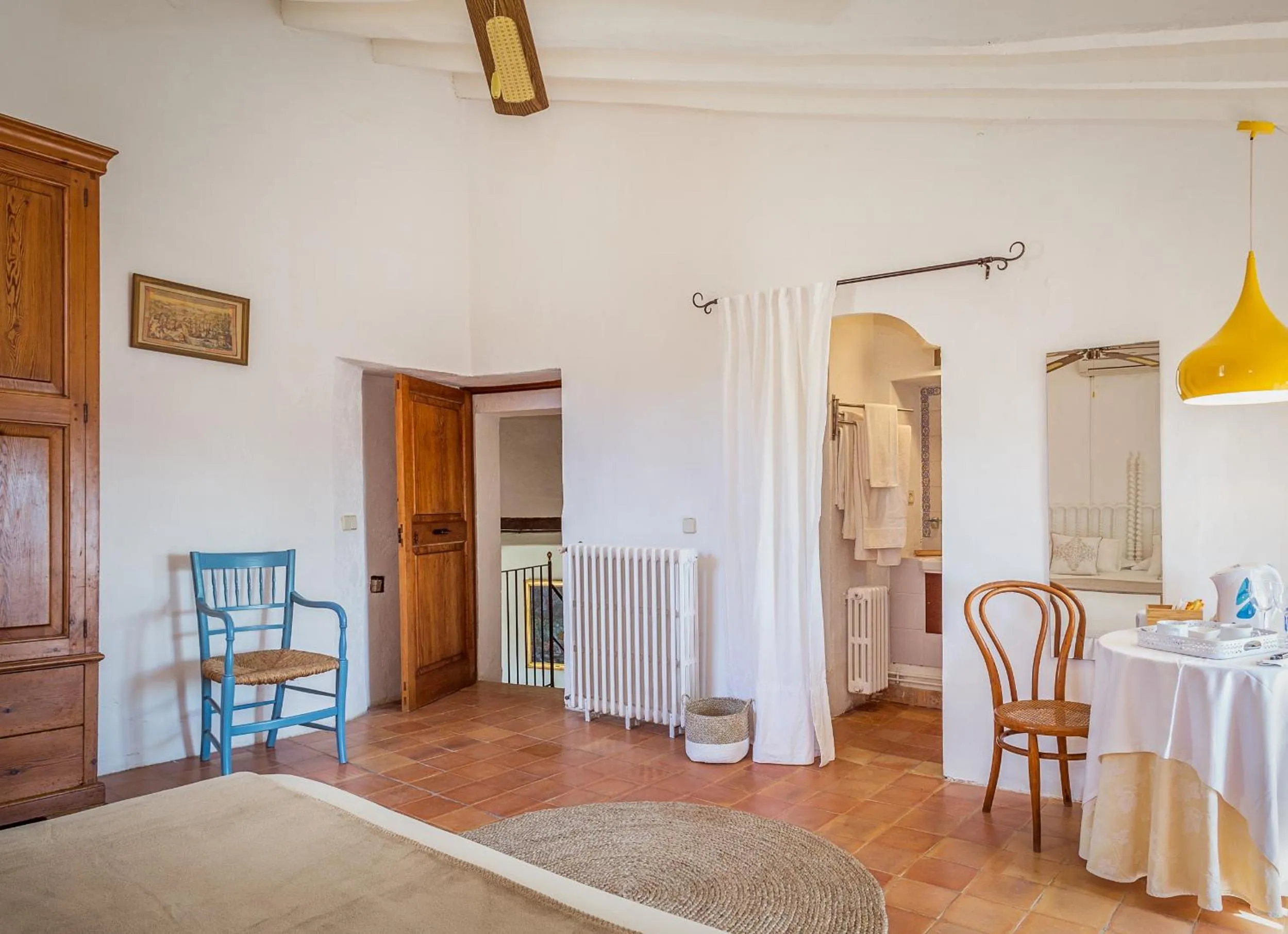 Seating area in Finca Es Castell