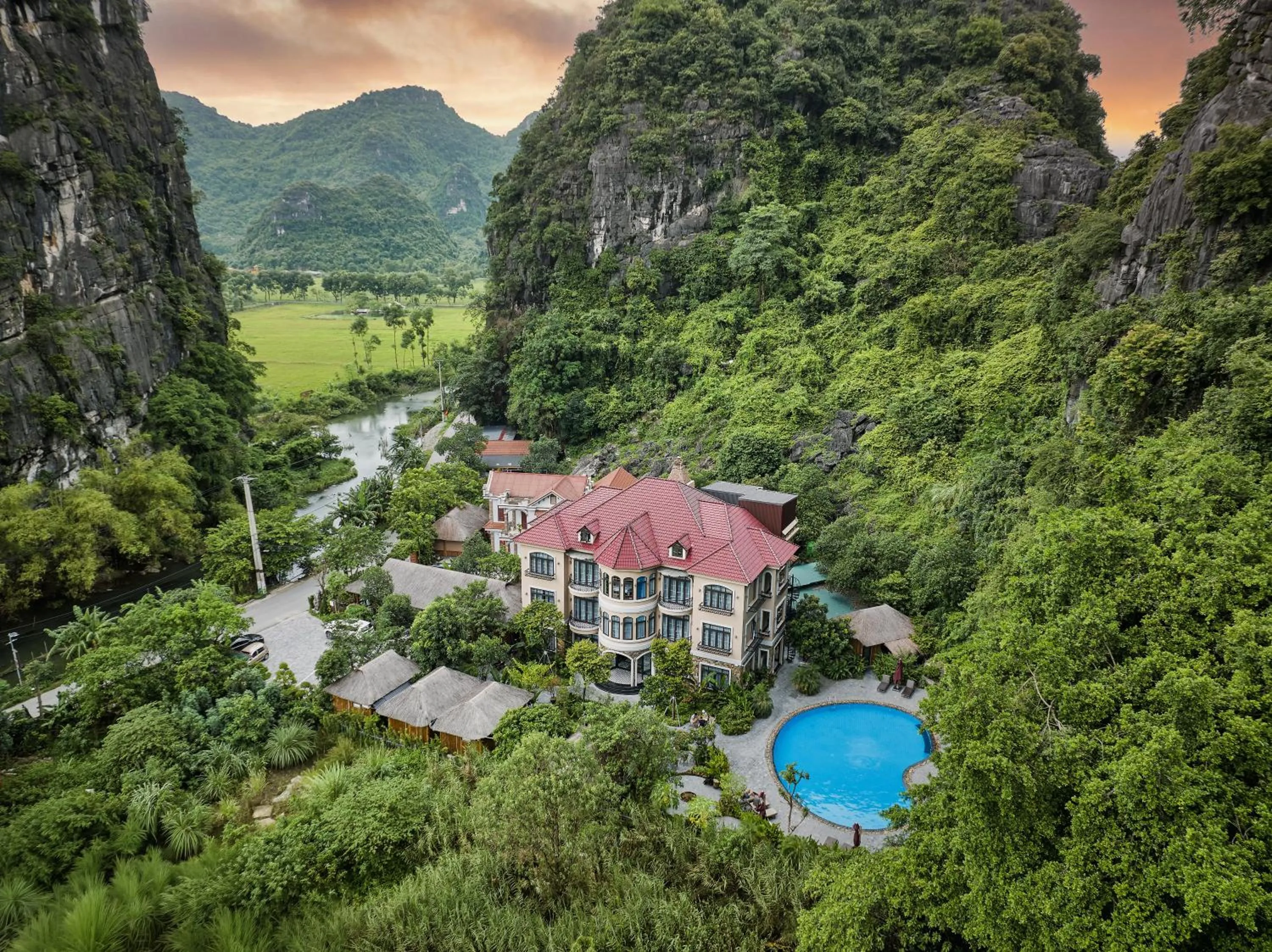 Property building in Indochine Boutique Hotel Ninh Bình
