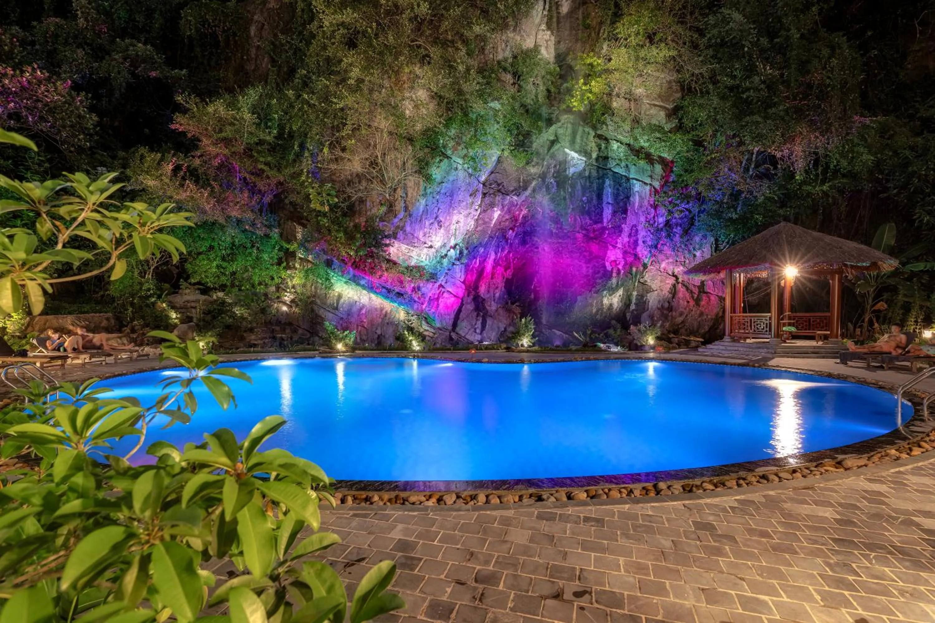 Pool view in Indochine Boutique Hotel Ninh Bình