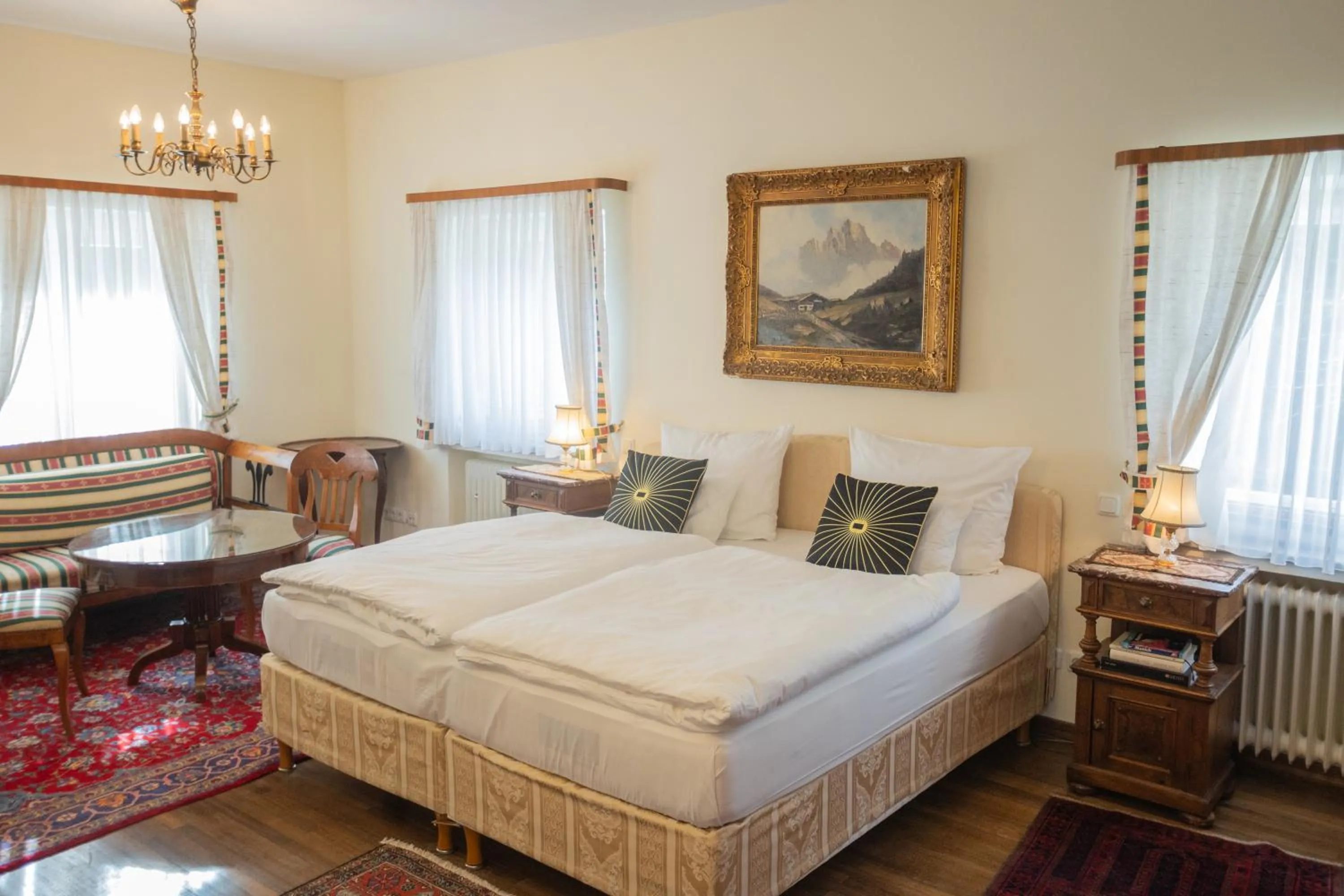 Bed in Gästehaus Englischer Garten