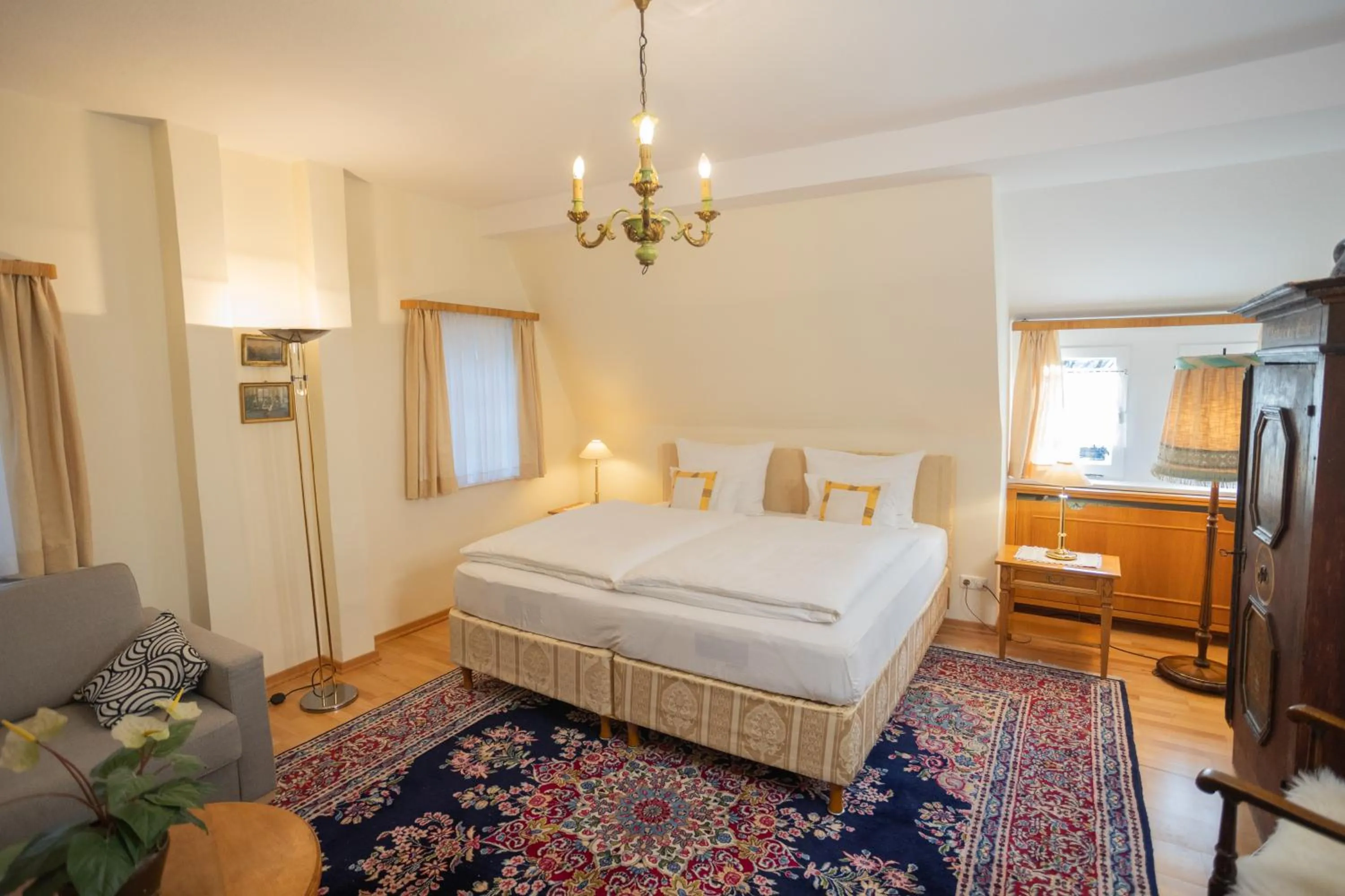 Bed in Gästehaus Englischer Garten