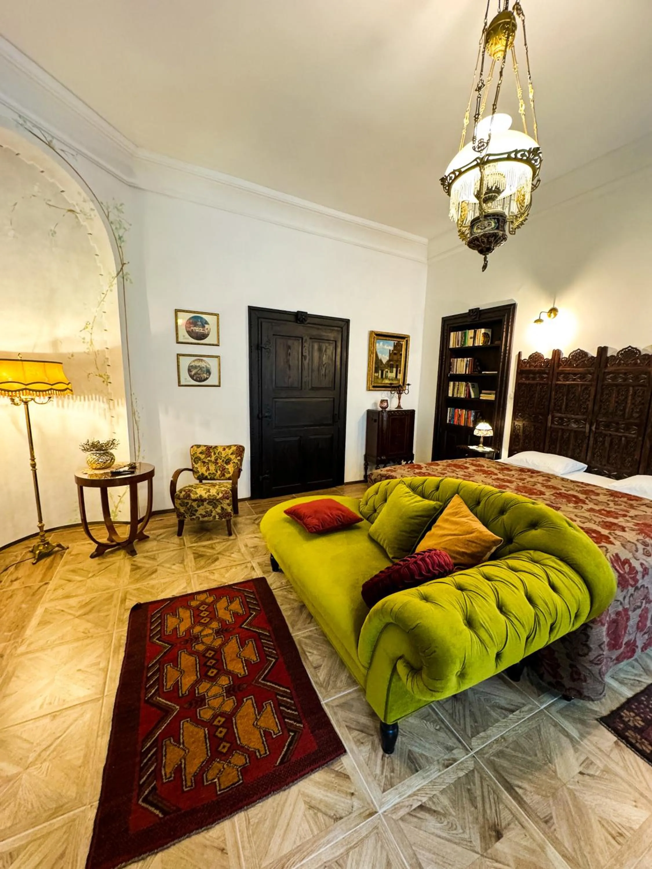 Bedroom, Bed in Opera apartments - Mestský palác