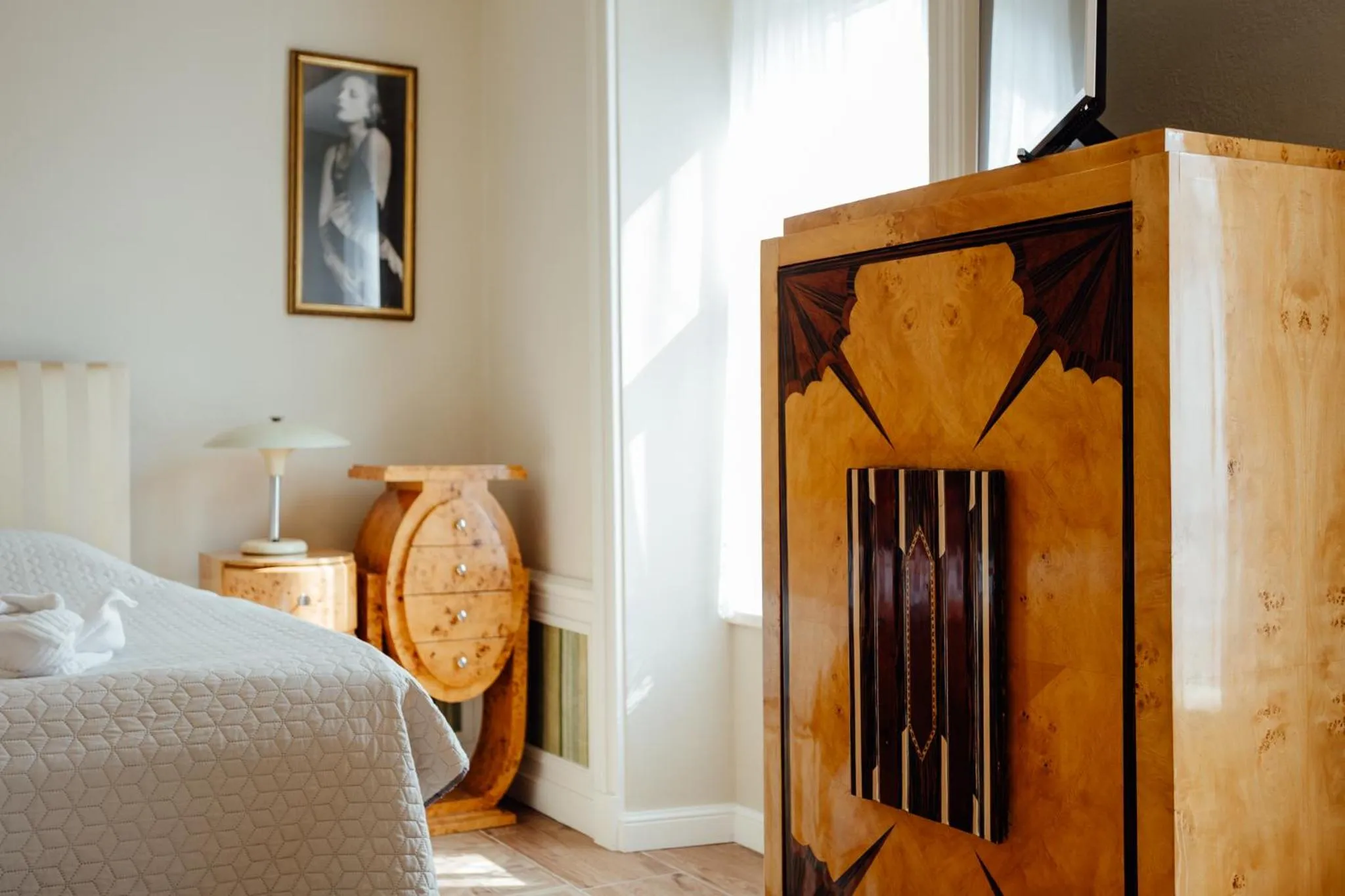 Photo of the whole room, Bed in Opera apartments - Mestský palác