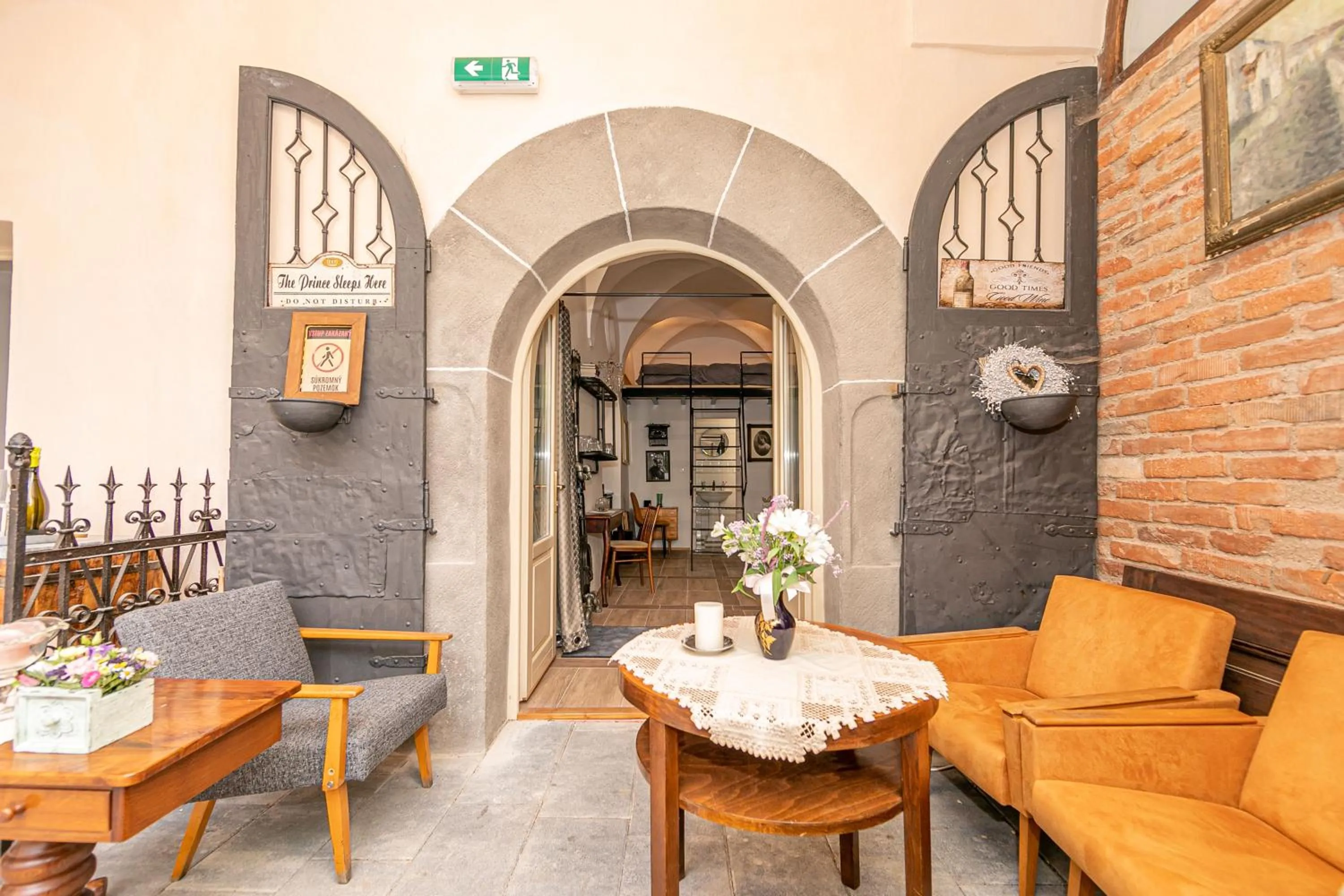 Seating area in Opera apartments - Mestský palác