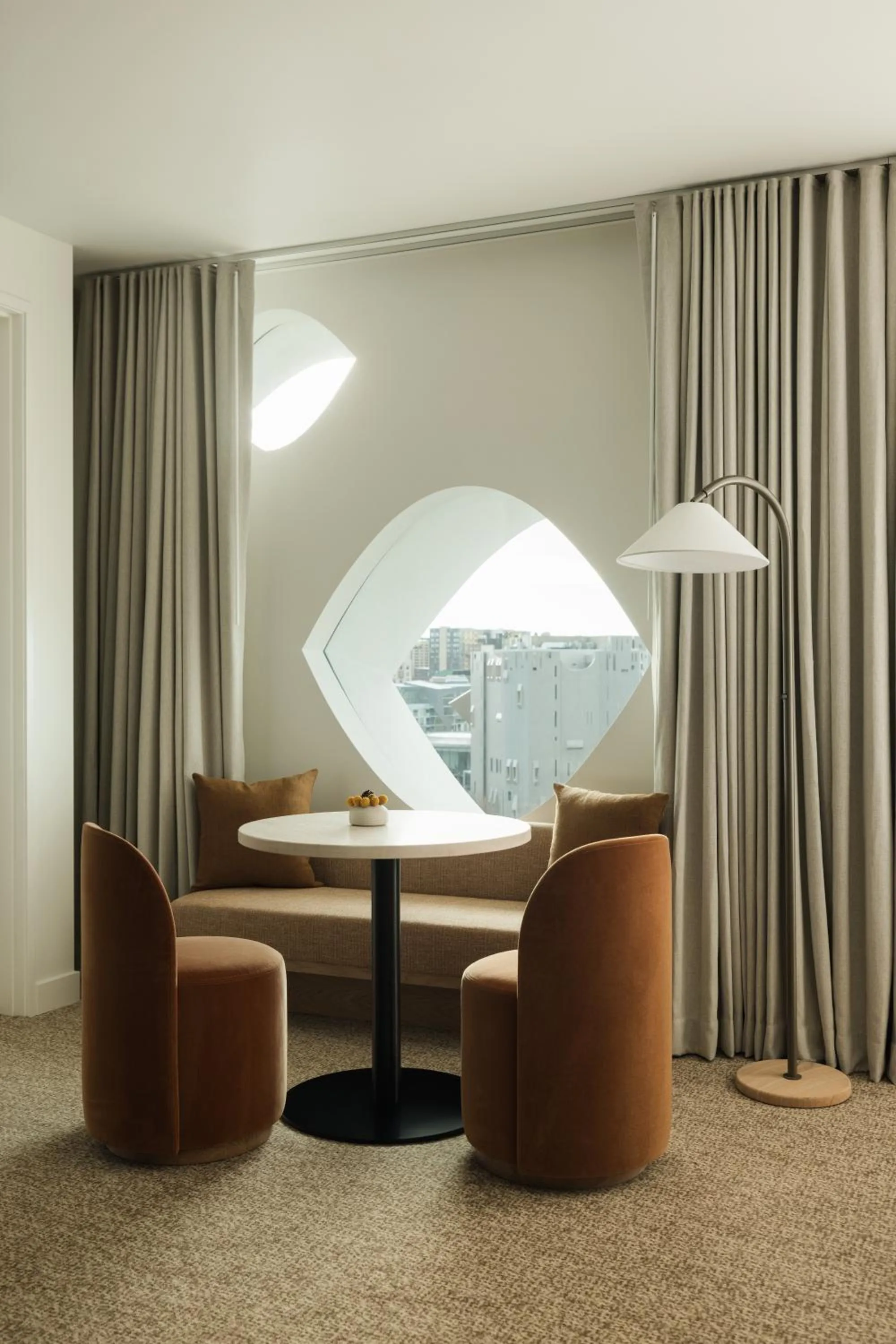 Seating area in Populus